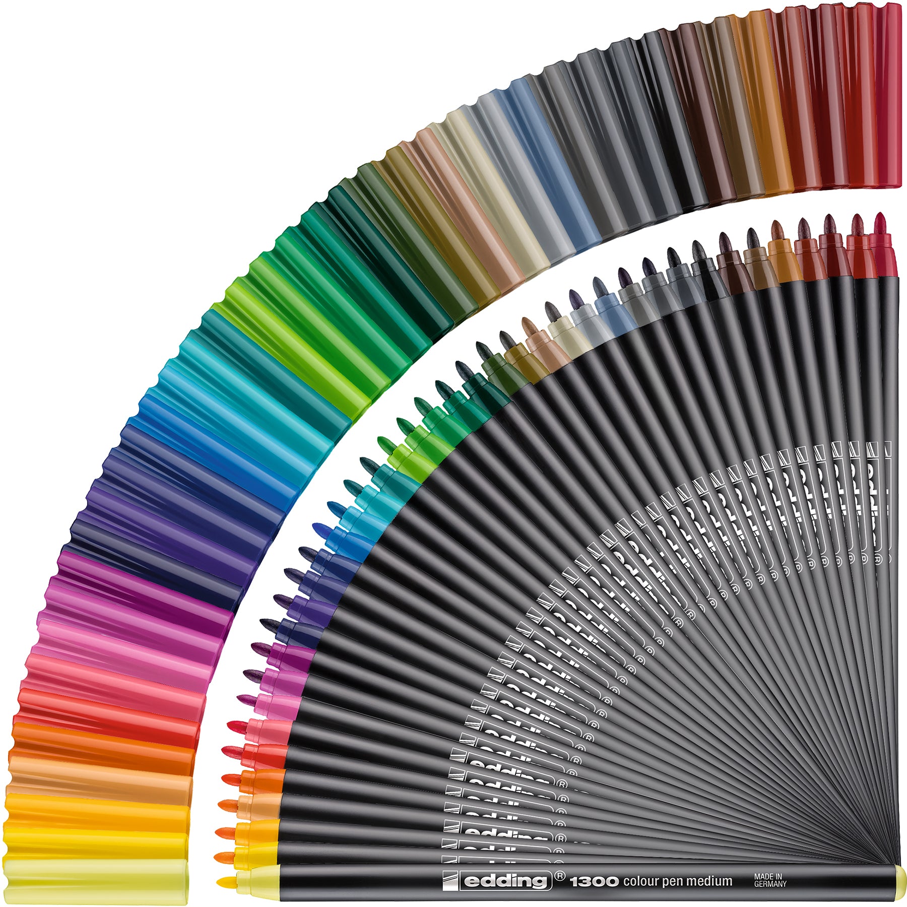 edding 1300 Colour Pen Medium - Metal Box of 40 - Assorted