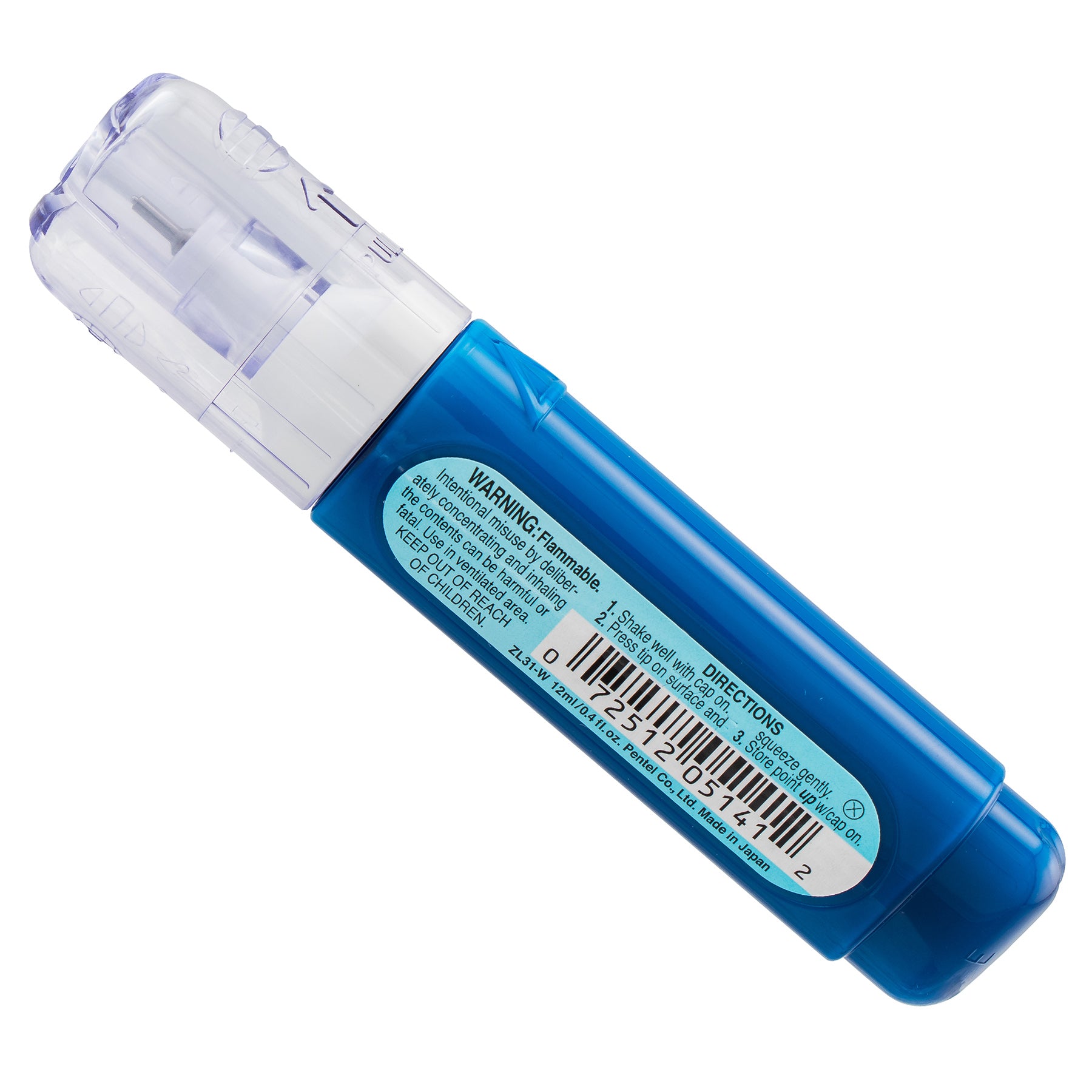 Presto! Jumbo Correction Pen, Fine Point Metal Tip 12 ml/0.4 fl. oz.