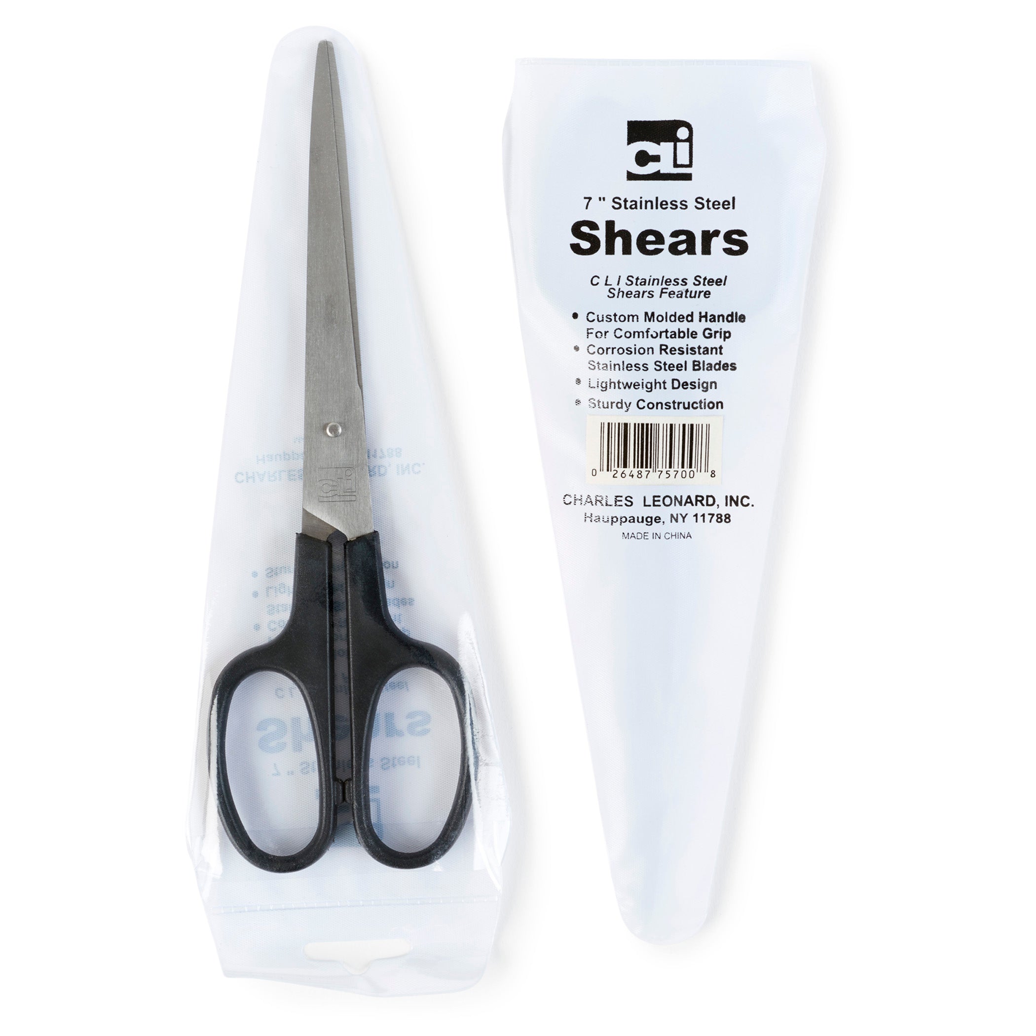 Shears - Stainless Steel - Office - 7" Straight