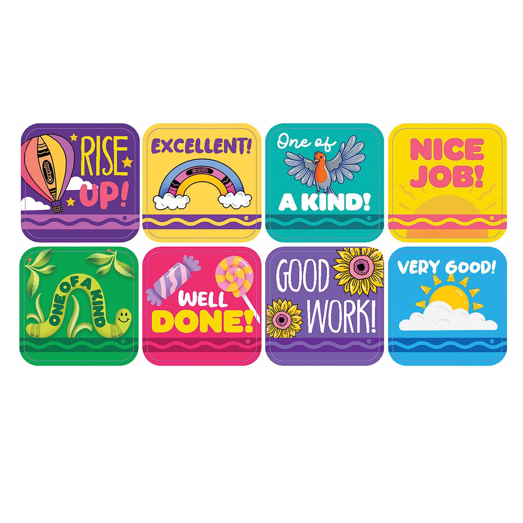 Crayola® Colors of Kindness Theme Stickers, Pack of 120