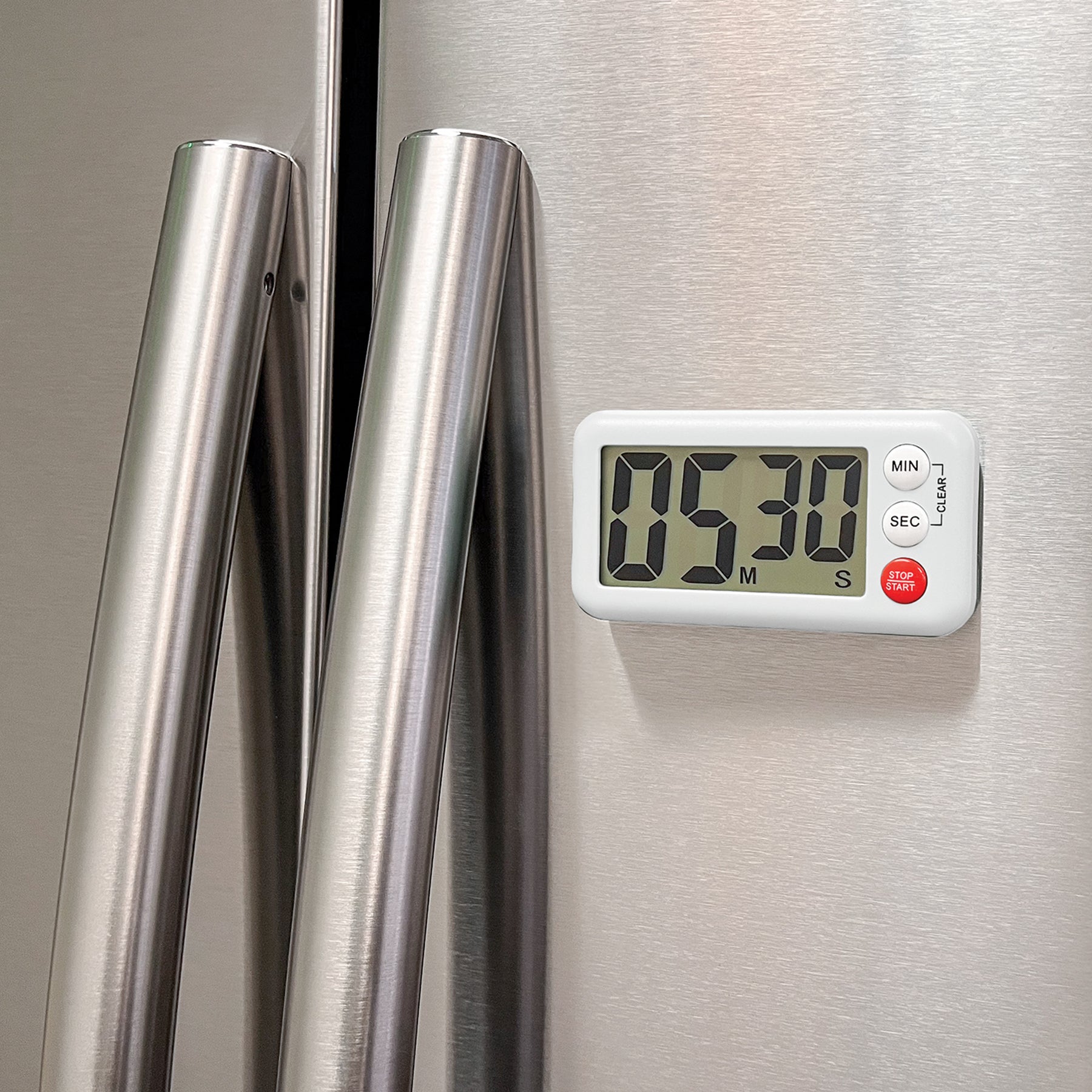 Magnetic Digital Classroom Timer, White