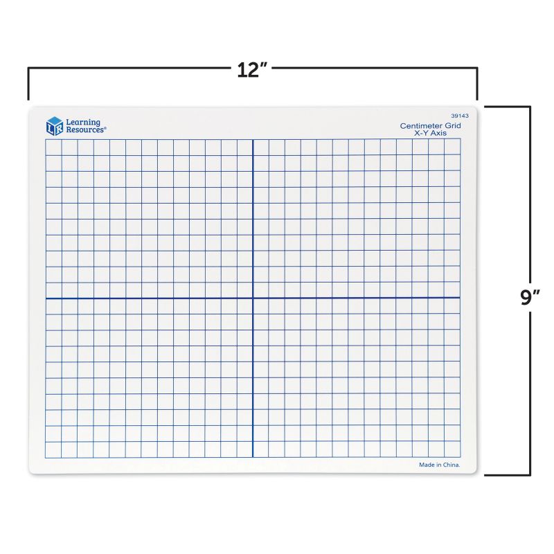 Double-Sided (X, Y Axis) Dry-Erase Mats (Set/10)