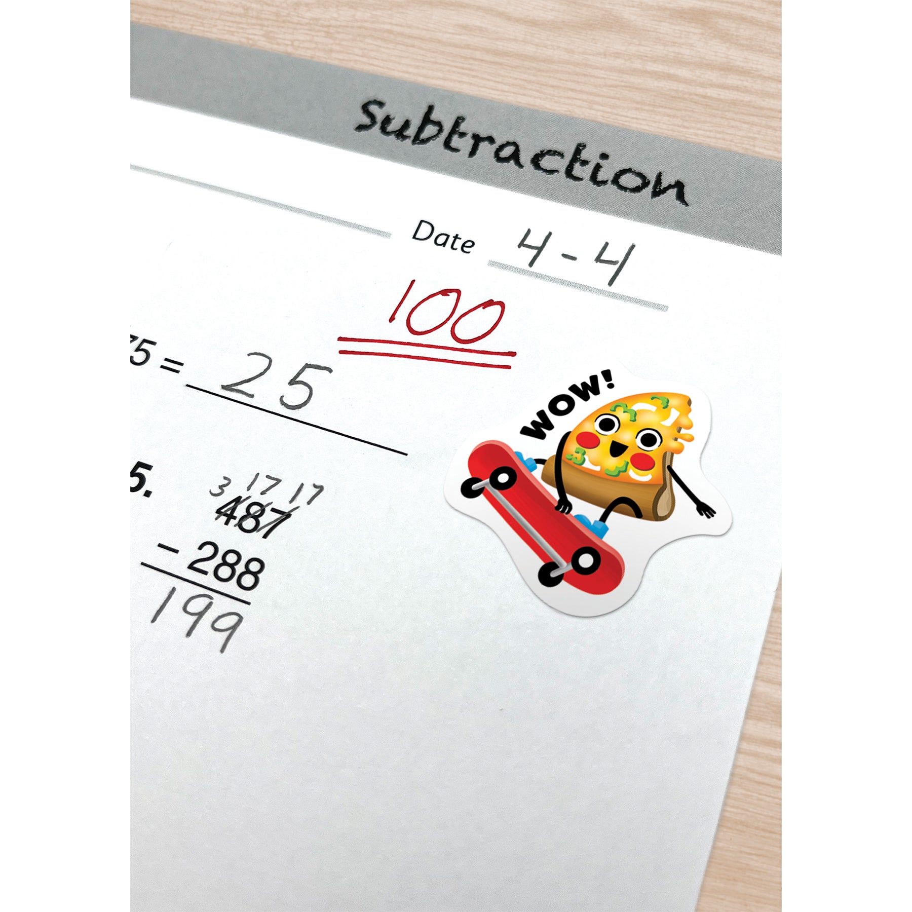 Pizza Smelly Stickers, Pack of 120