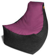 Jaxx Pixel Gamer Chair - Game Room / Home Theater Bean Bag Chair, Purple