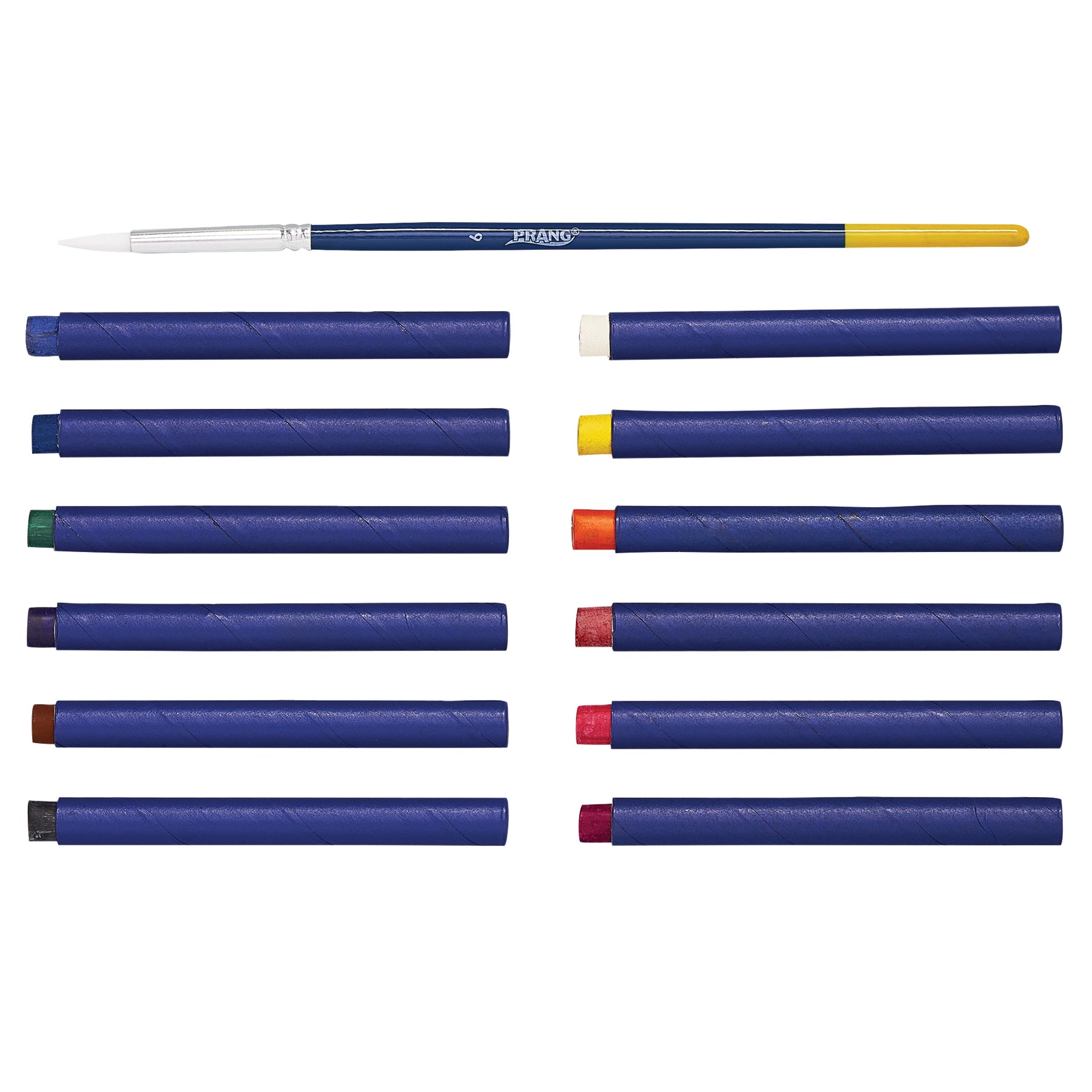 Payons® Watercolor Crayons, With Brush, Assorted Colors, Set of 12