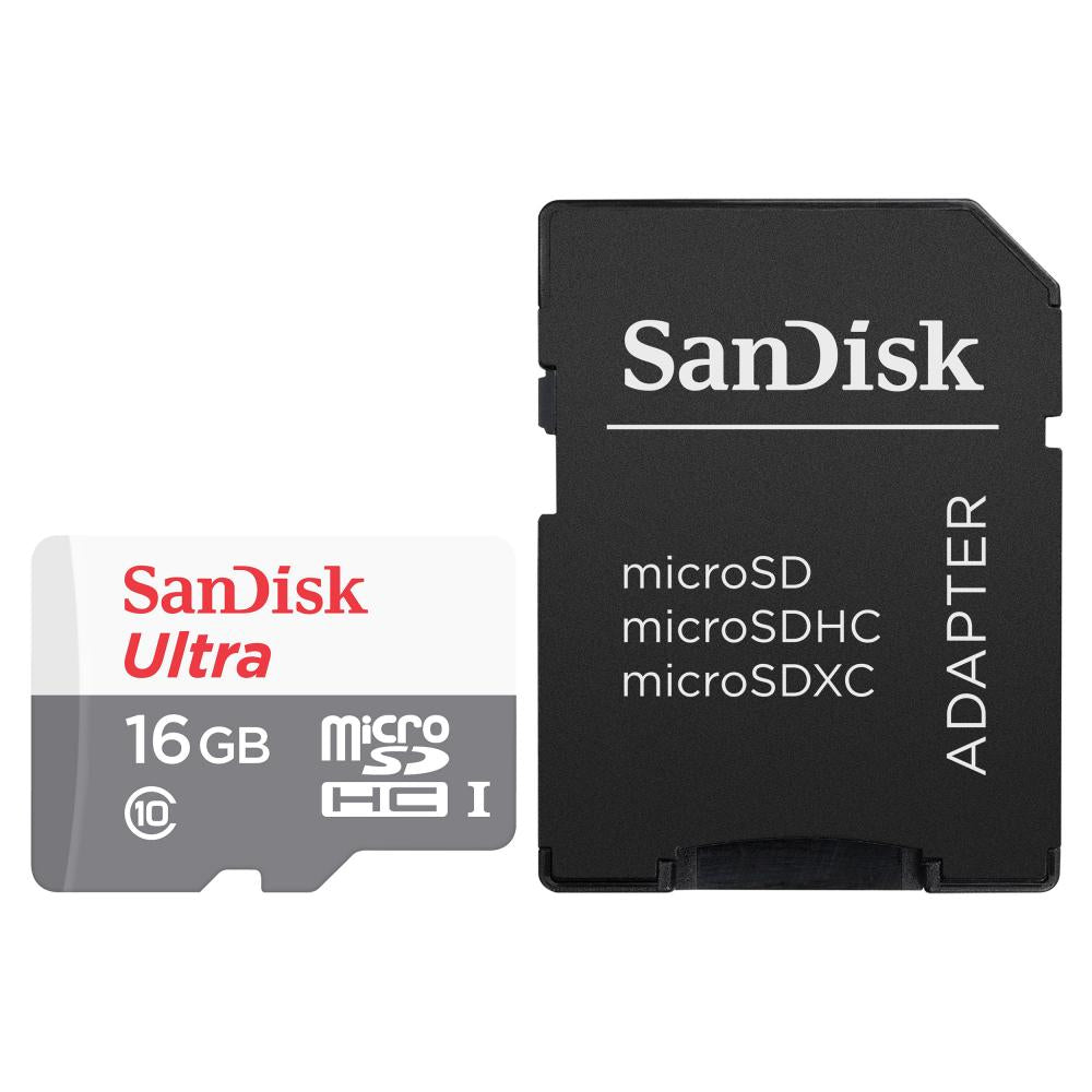 SanDisk Ultra microSDHC 16GB UHS-I Card Class 10
