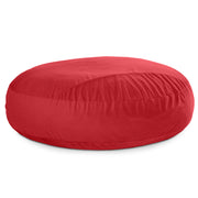 Jaxx 7 Foot Cocoon - 2-in-1 Convertible Bean Bag Bed & Large Bean Bag Chair for Adults, Lush Velvet Merlot