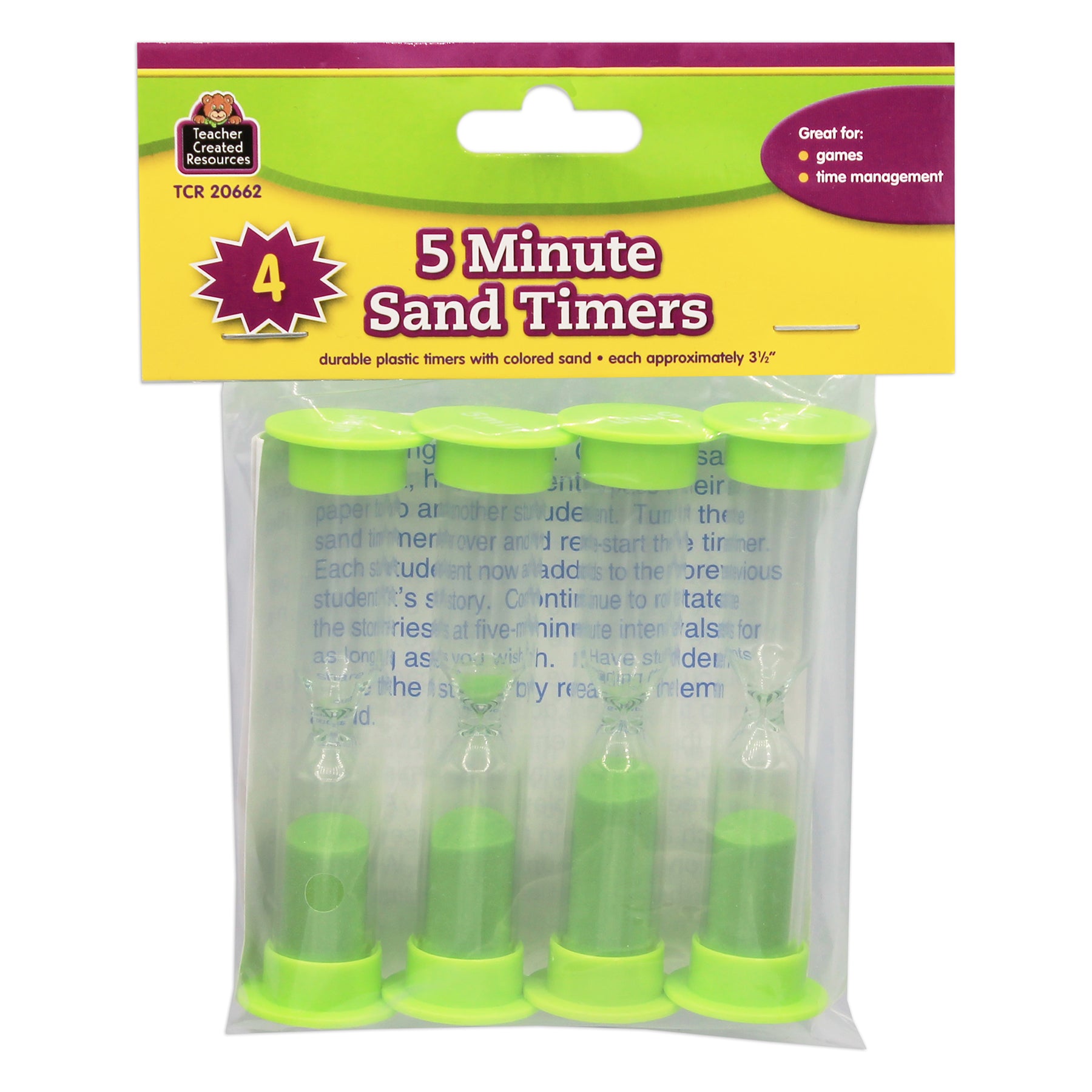 5 Minute Sand Timers - Small