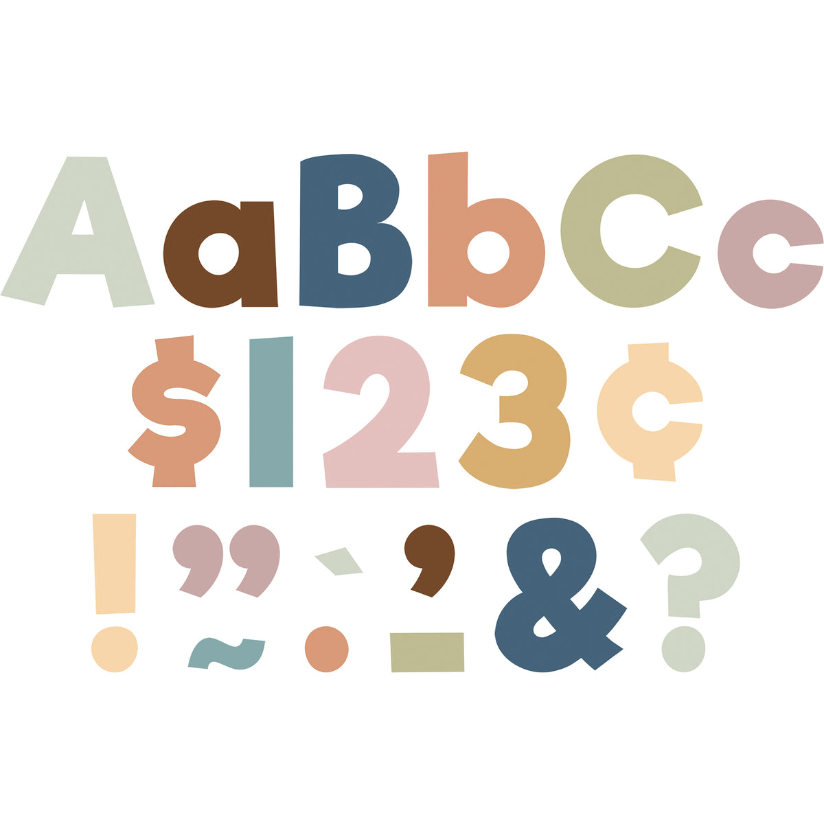 CALMING COLORS LETTERS COMBO PACK
