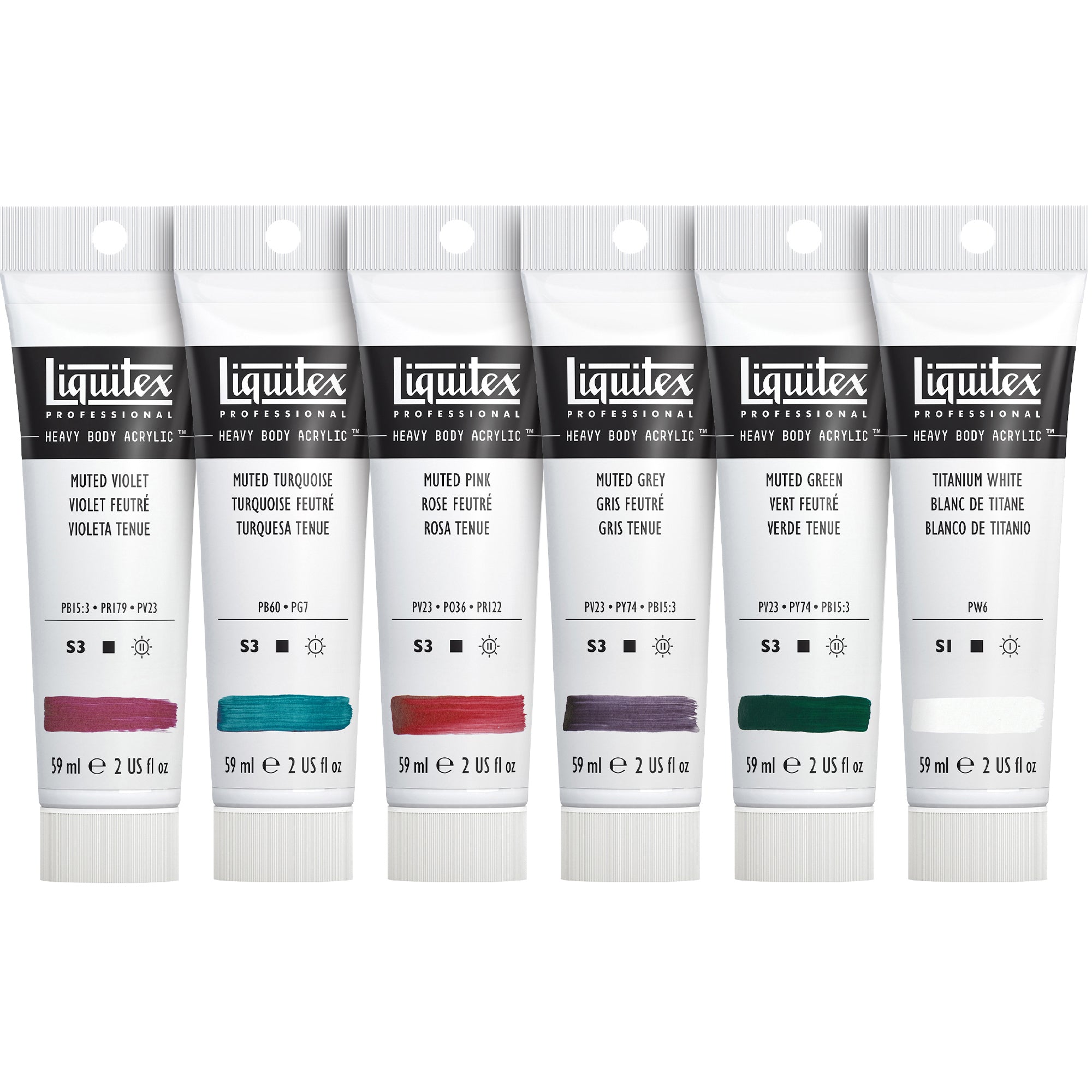 Heavy Body Color - Muted Collection + White