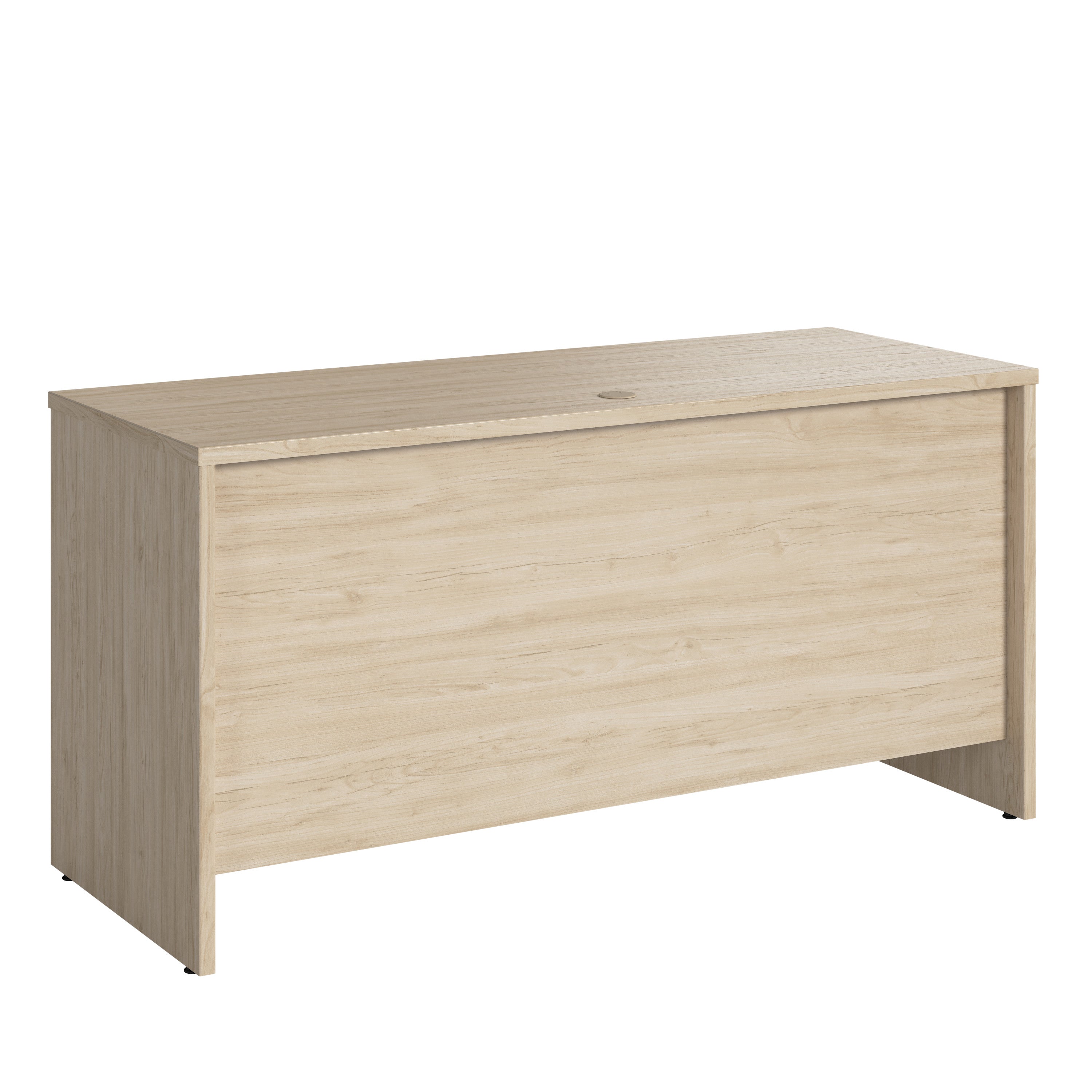 Bush Business Furniture Studio C 60W x 24D Credenza Desk in Natural Elm - 59.45" Width x 23.35" Depth x 29.84" Height