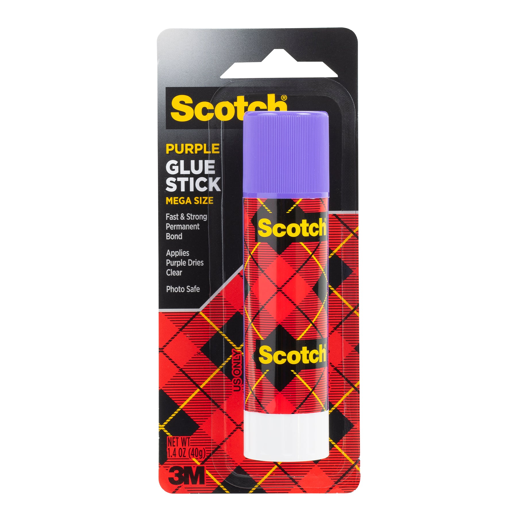 Mega Purple Glue Stick, 1.4 oz
