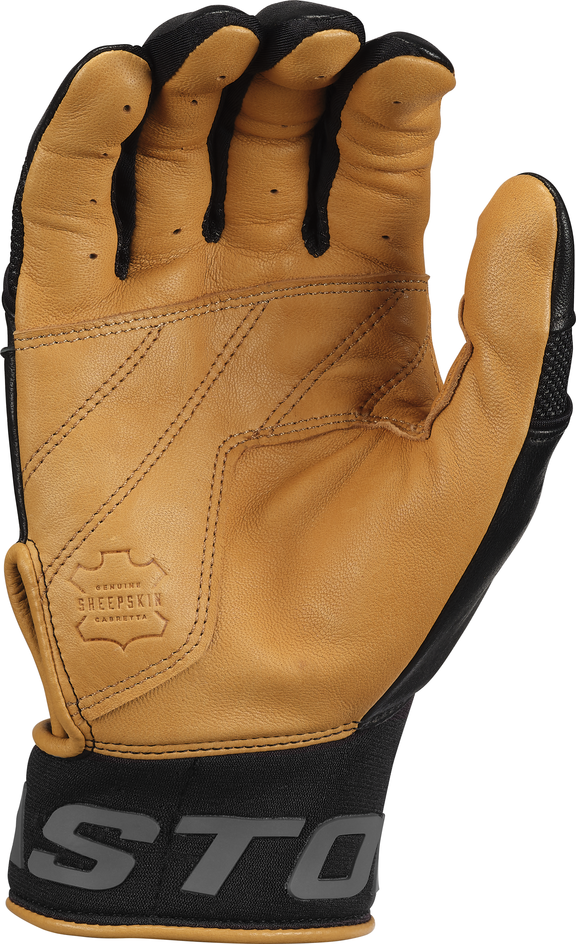 Easton Adult Mav Pro Baseball Batting Gloves - Small - Caramel/Black