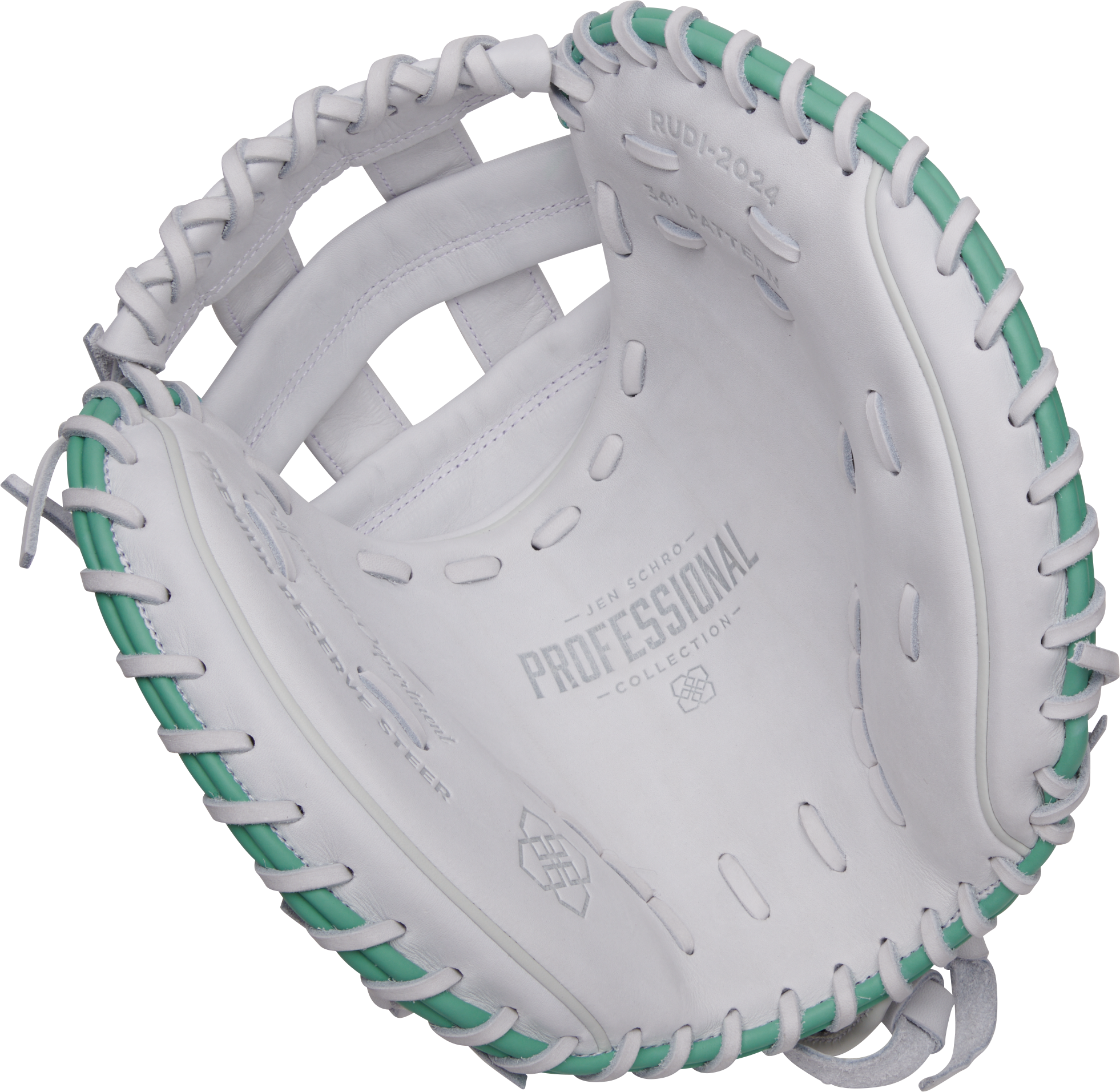 Easton Professional Collections Signature Series Jen Schroeder 34-Inch Softball Glove  - Right Hand Thrower - White