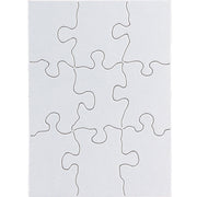 Blank Puzzle - 9pcs, 4"x5.5", 24 puzzles *(9AM24W)