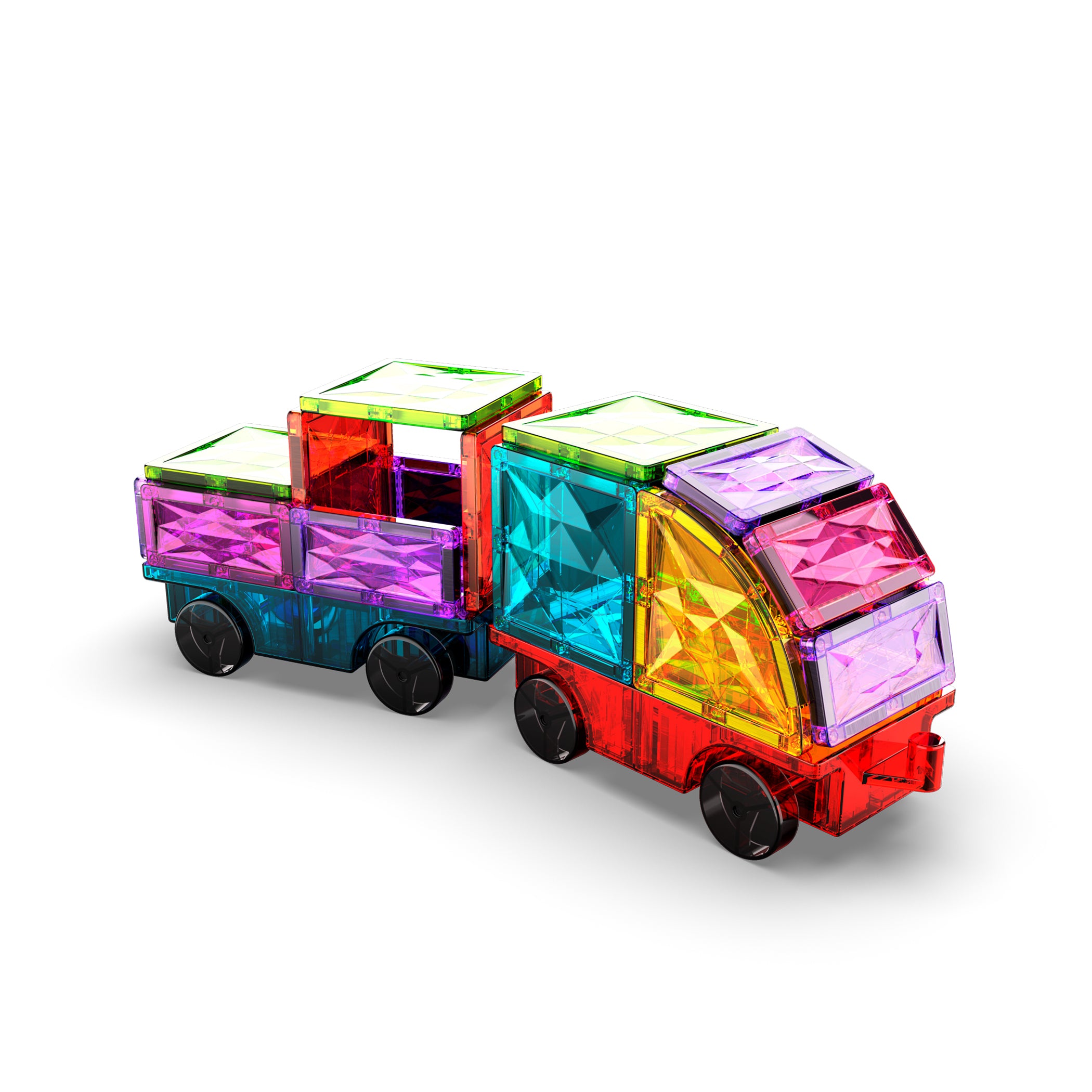 MAGNETIC TILES GEMS VEHICLES 24PCS