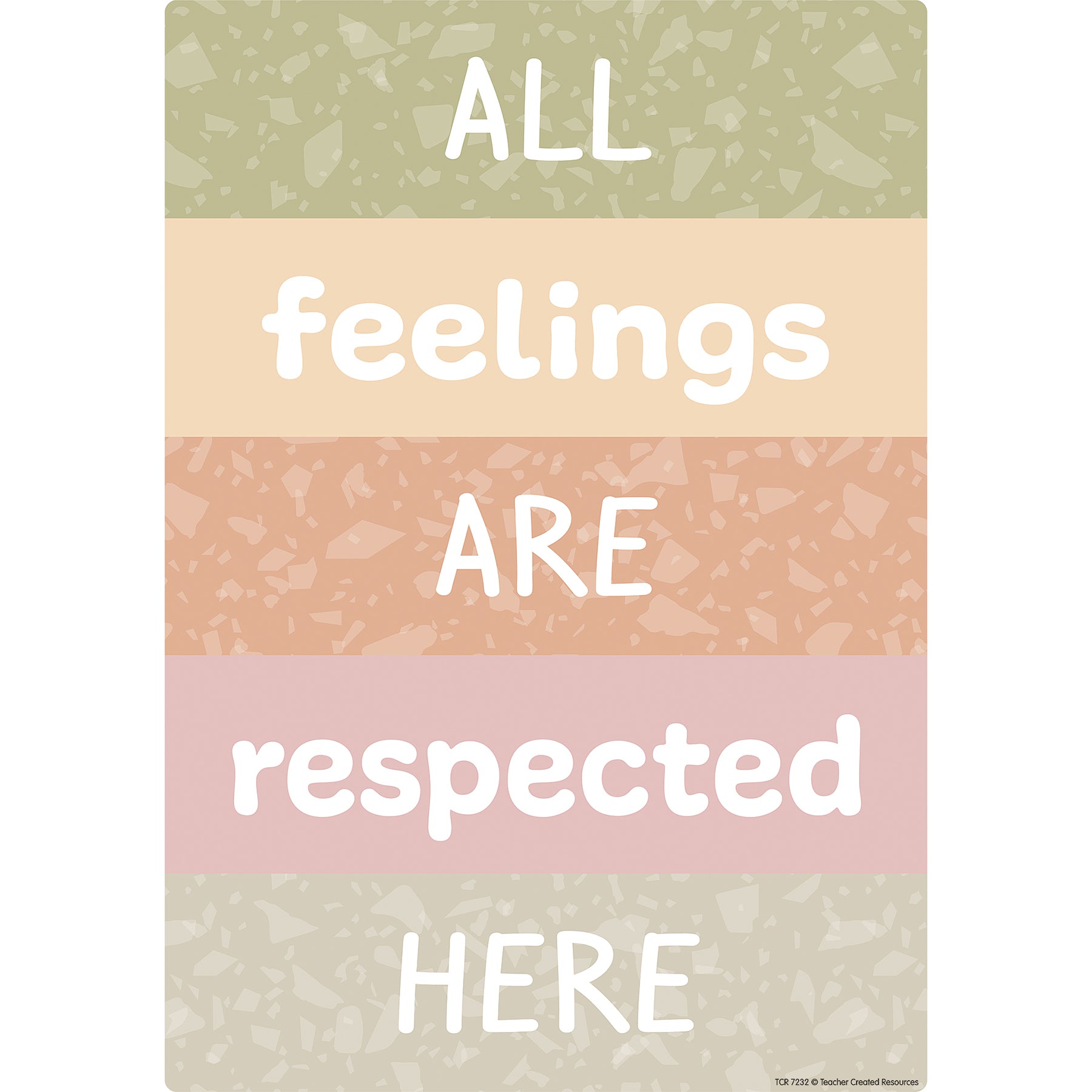 Terrazzo Tones Positive Practices Small Poster Pack, Pack of 12