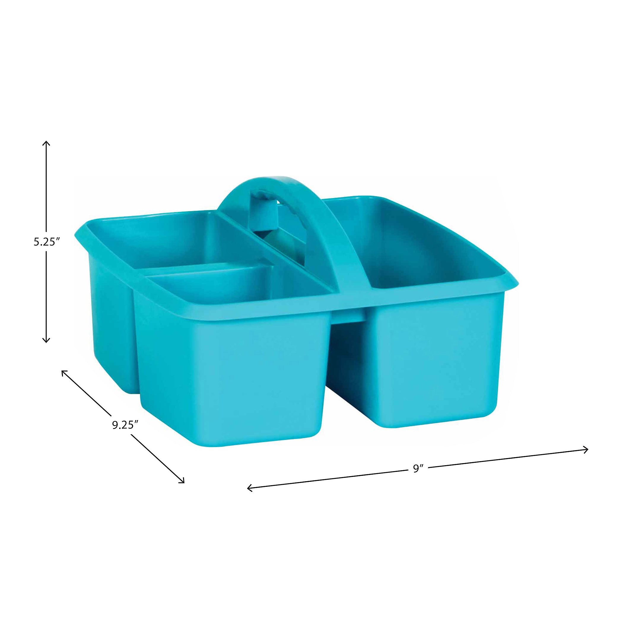Teal Plastic Storage Caddy