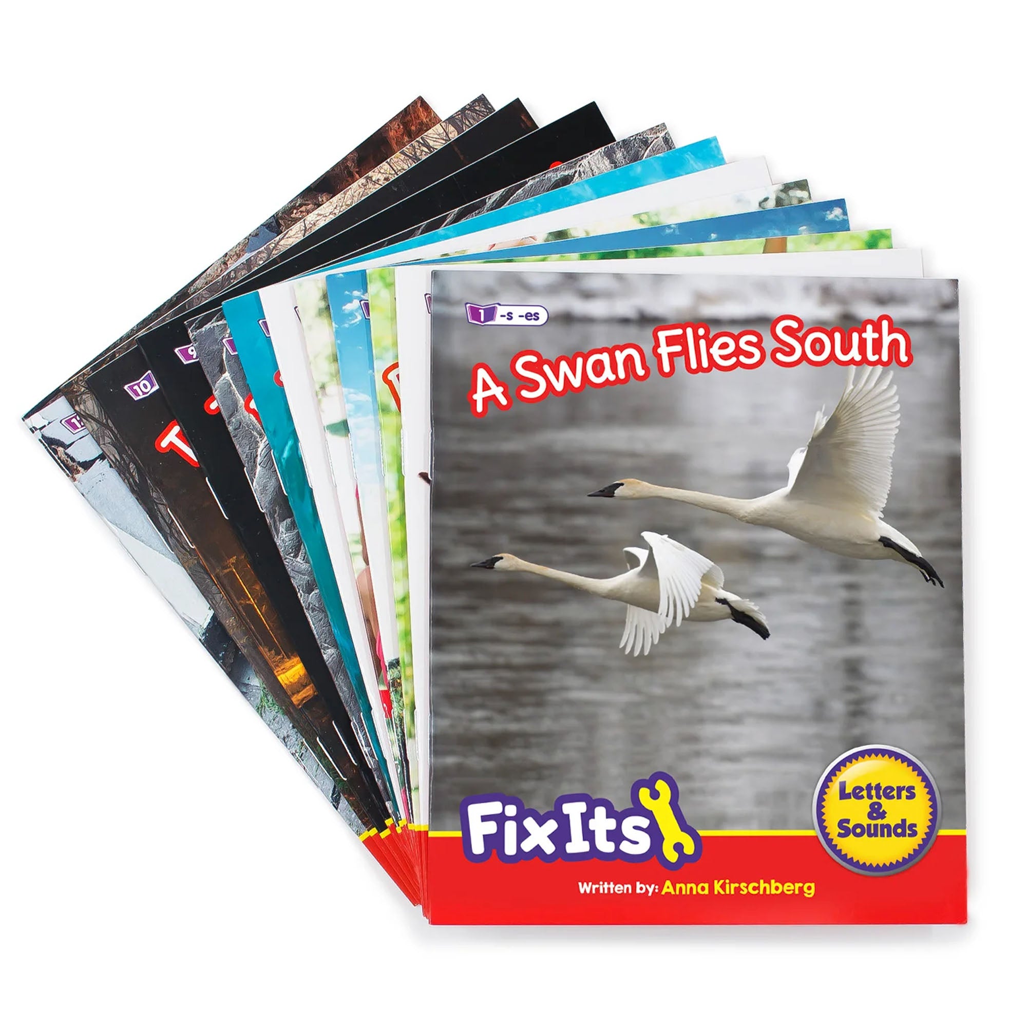 Fix Its Decodable Readers Suffixes Non-Fiction Phase 6, Set of 12