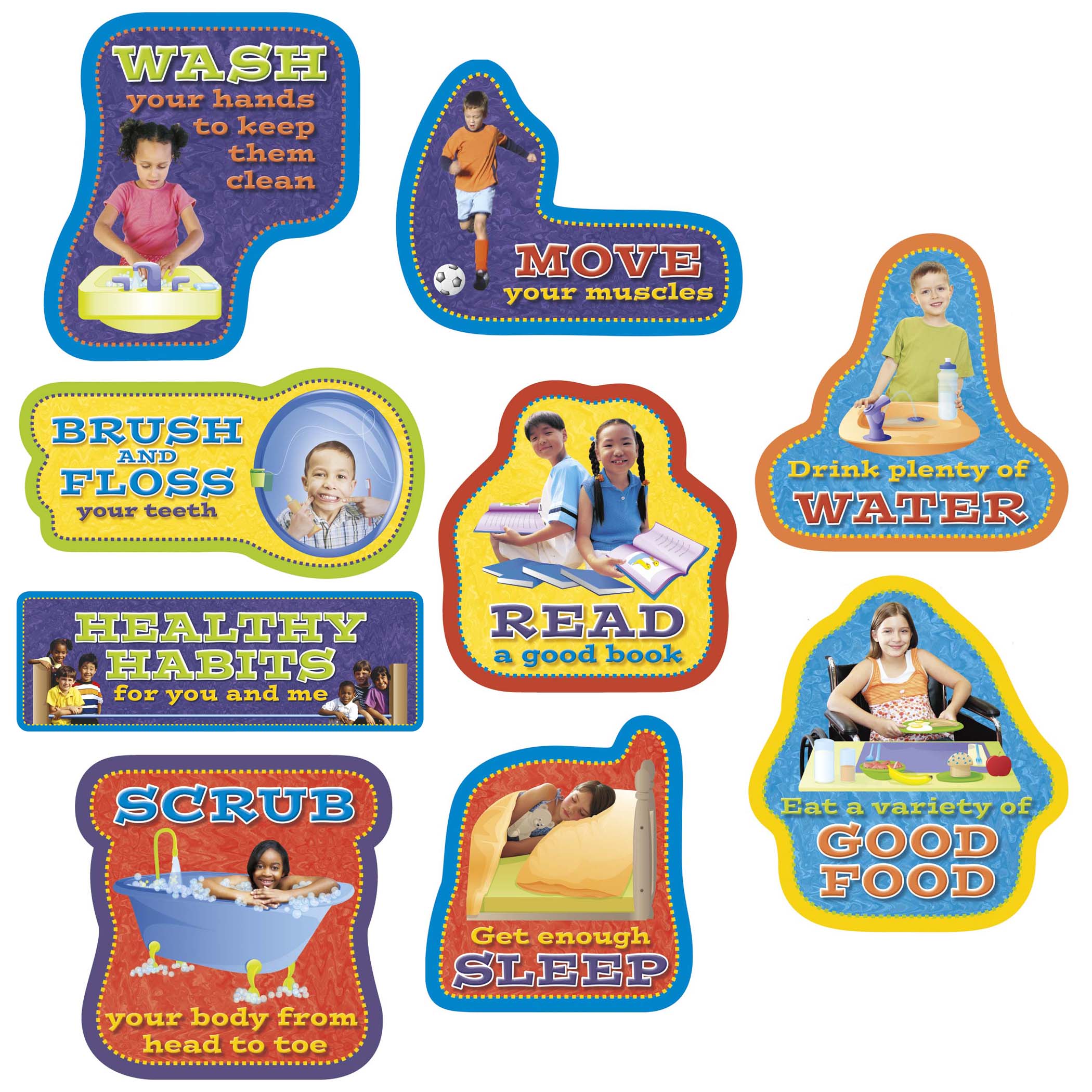Healthy Habits Bulletin Board Set