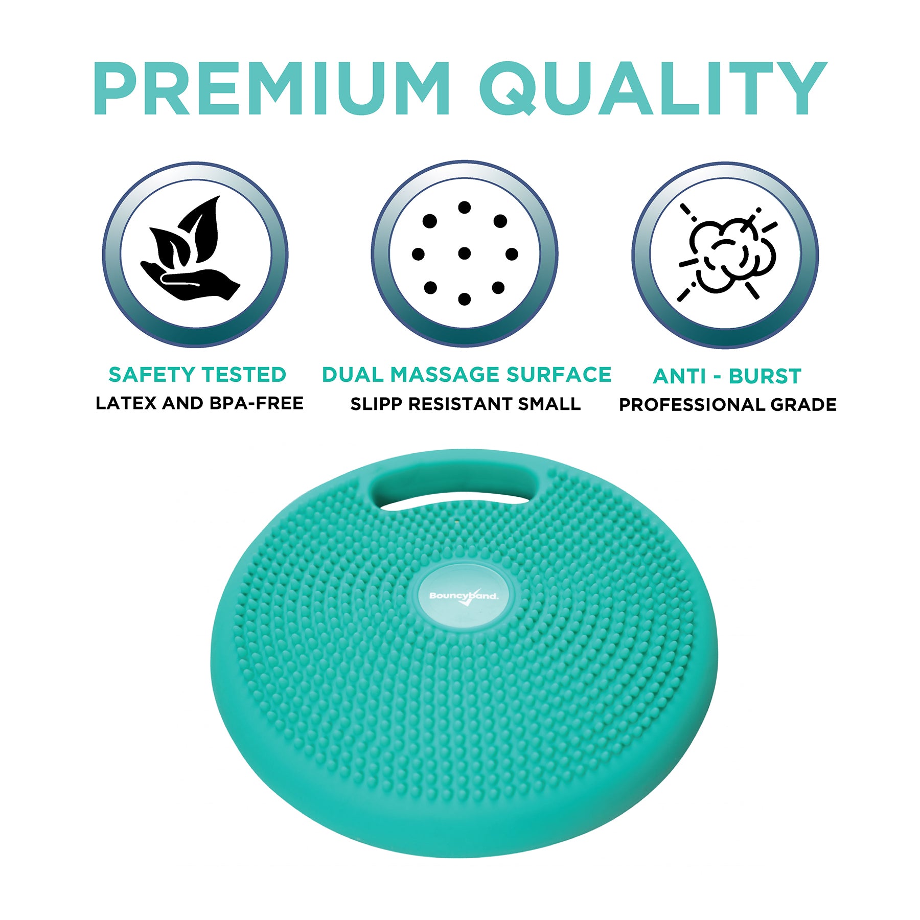 Portable Wiggle Seat Sensory Cushion, Green