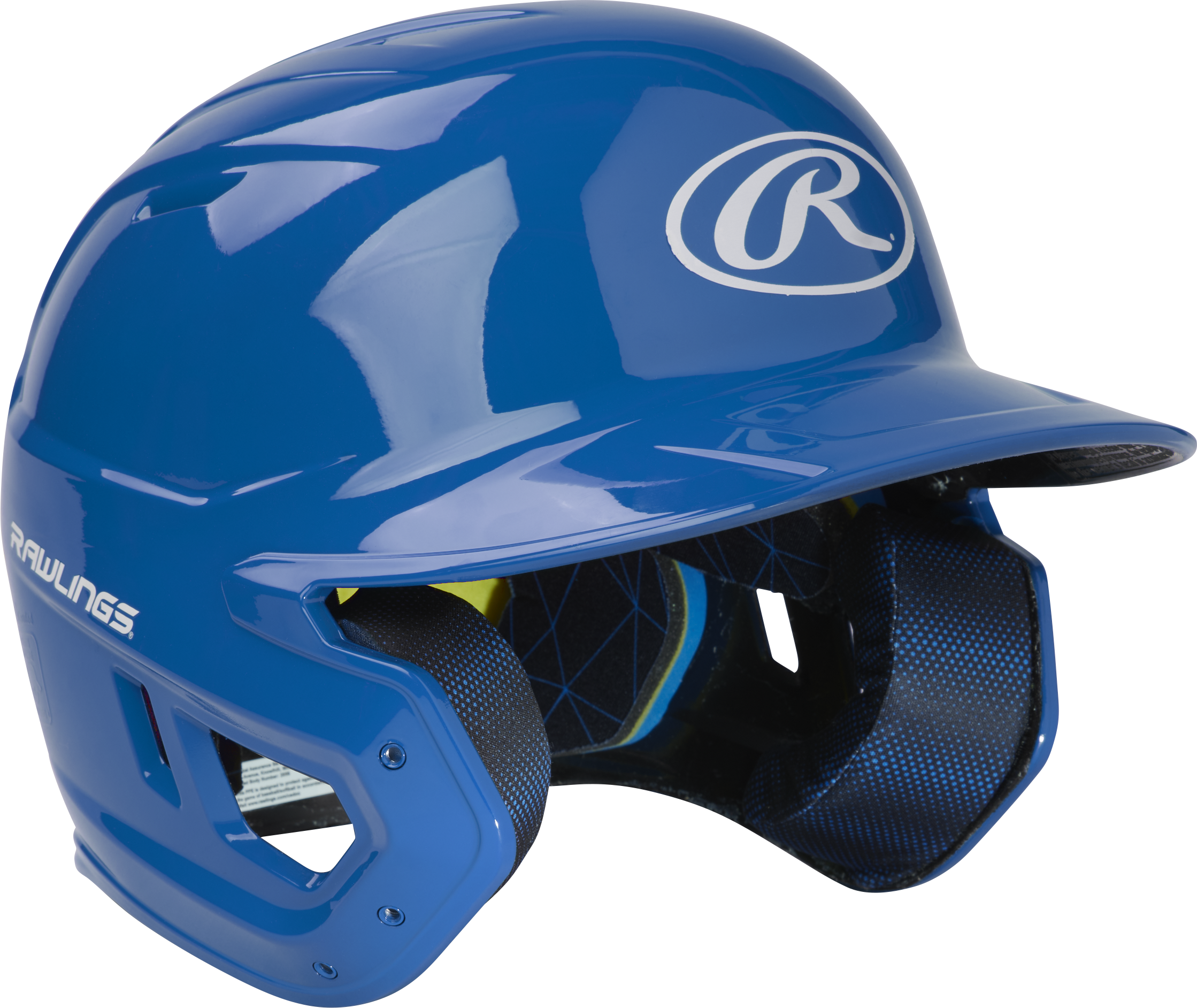 Rawlings Mach Gloss Junior Baseball Helmet - Royal