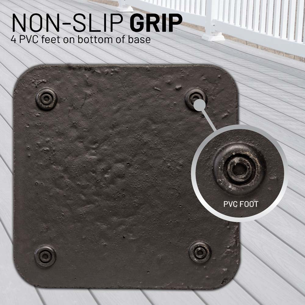 26 lb Black Umbrella Base