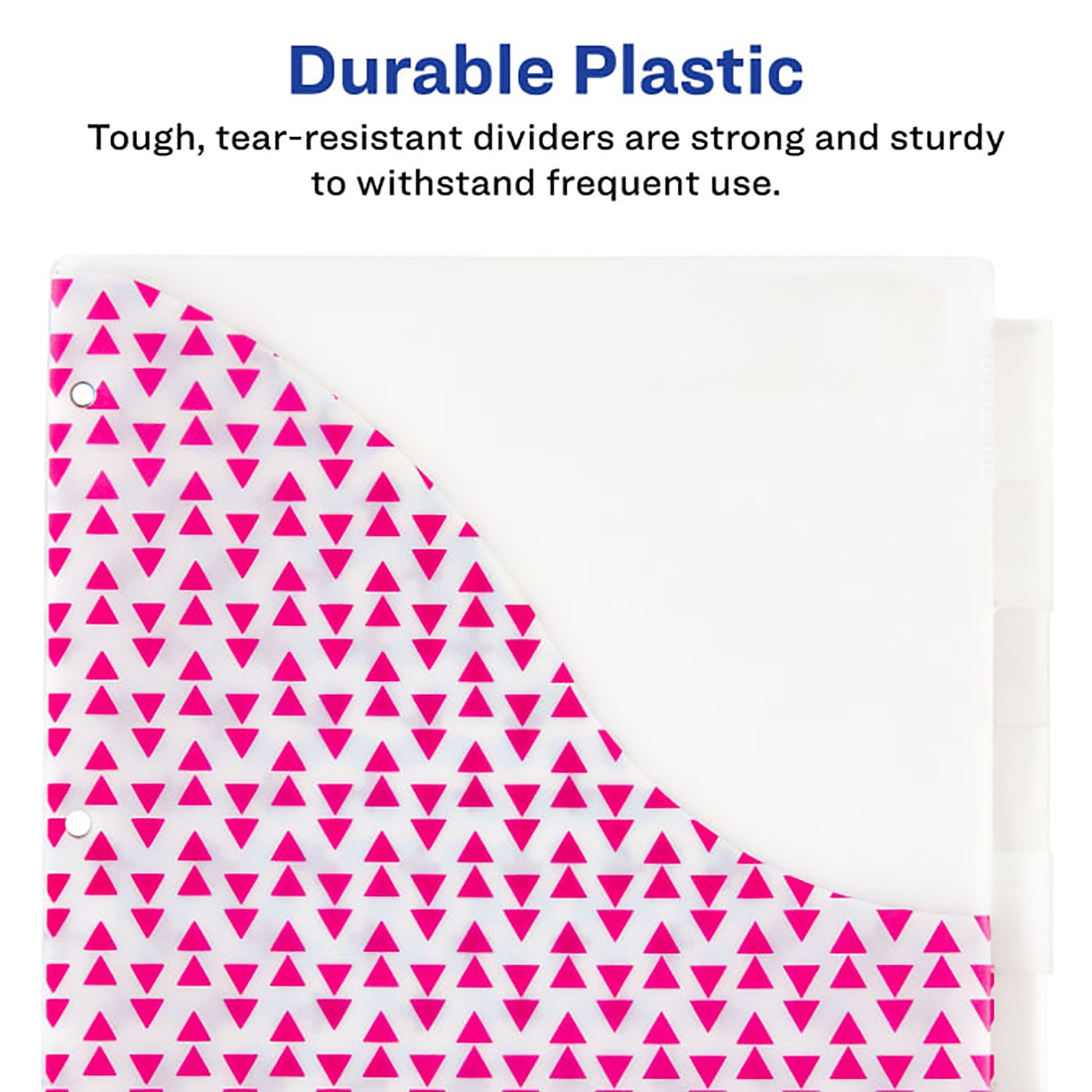 Big Tab™ Pocket Insertable Plastic Dividers, 8-Tab Set