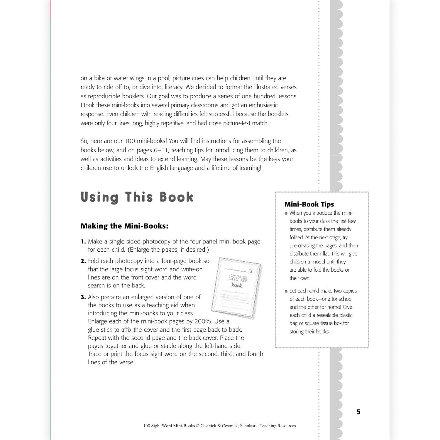 100 Sight Word Mini-Books Activity Book, Grades K-2