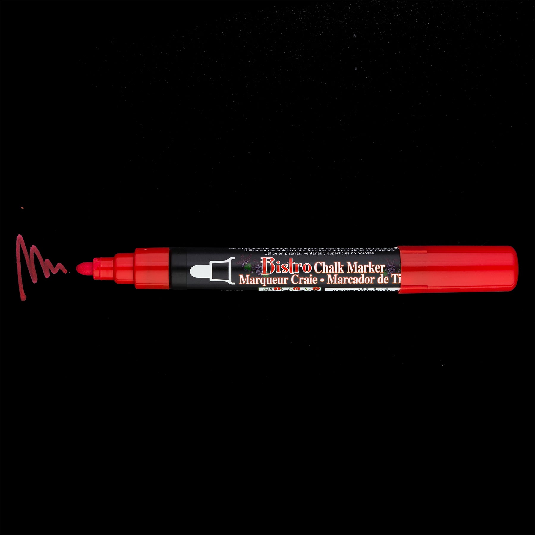 Bistro Chalk Marker Broad Tip, 480R-S, Red