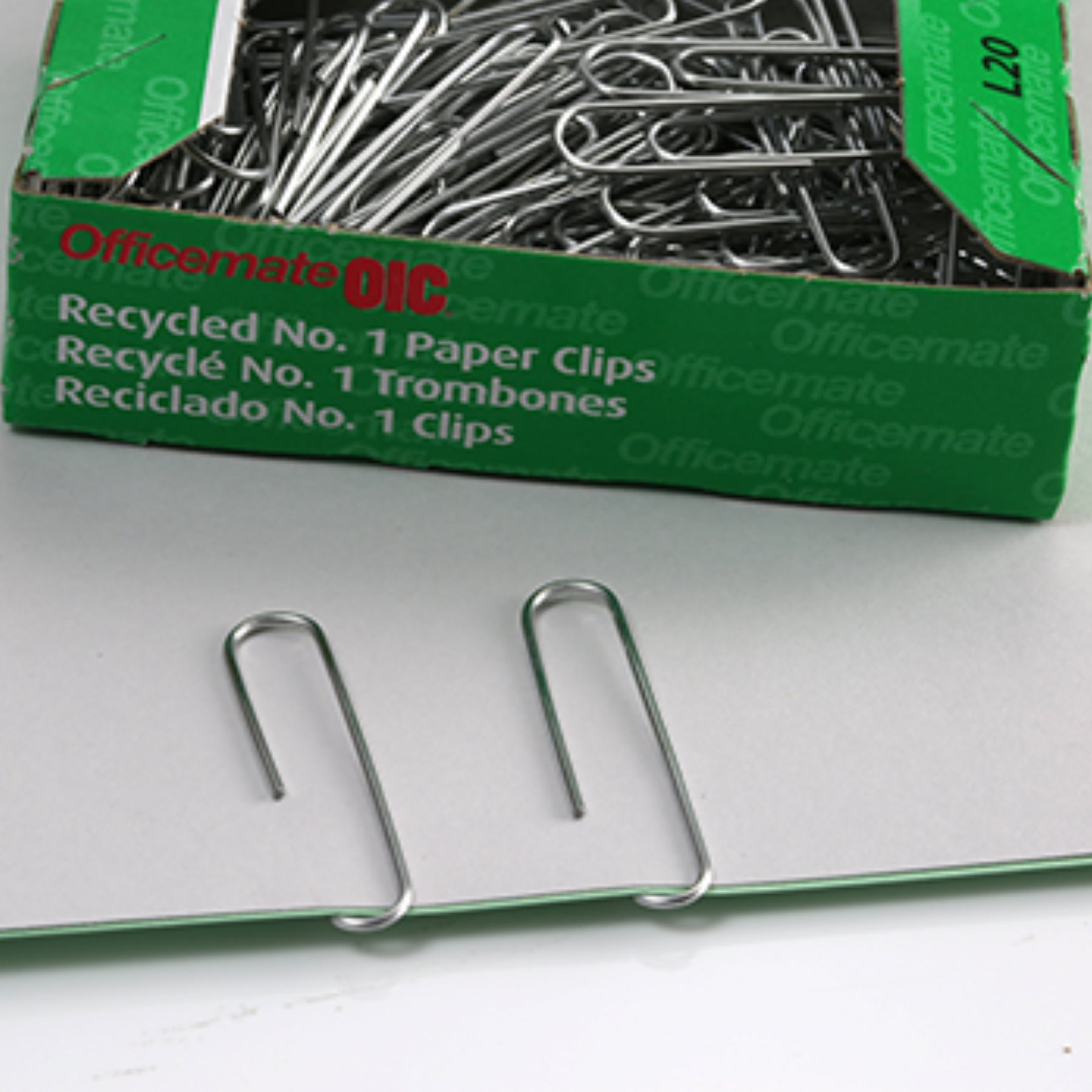 Recycled Paper Clips, Giant Gem, 100/Box