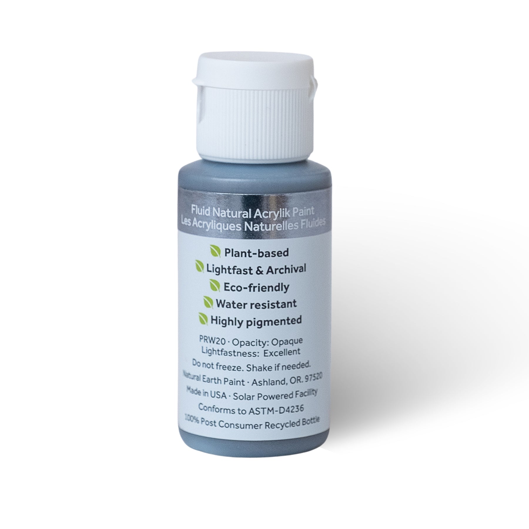 Natural Fluid Acrylik - 1 oz - Silver Mica