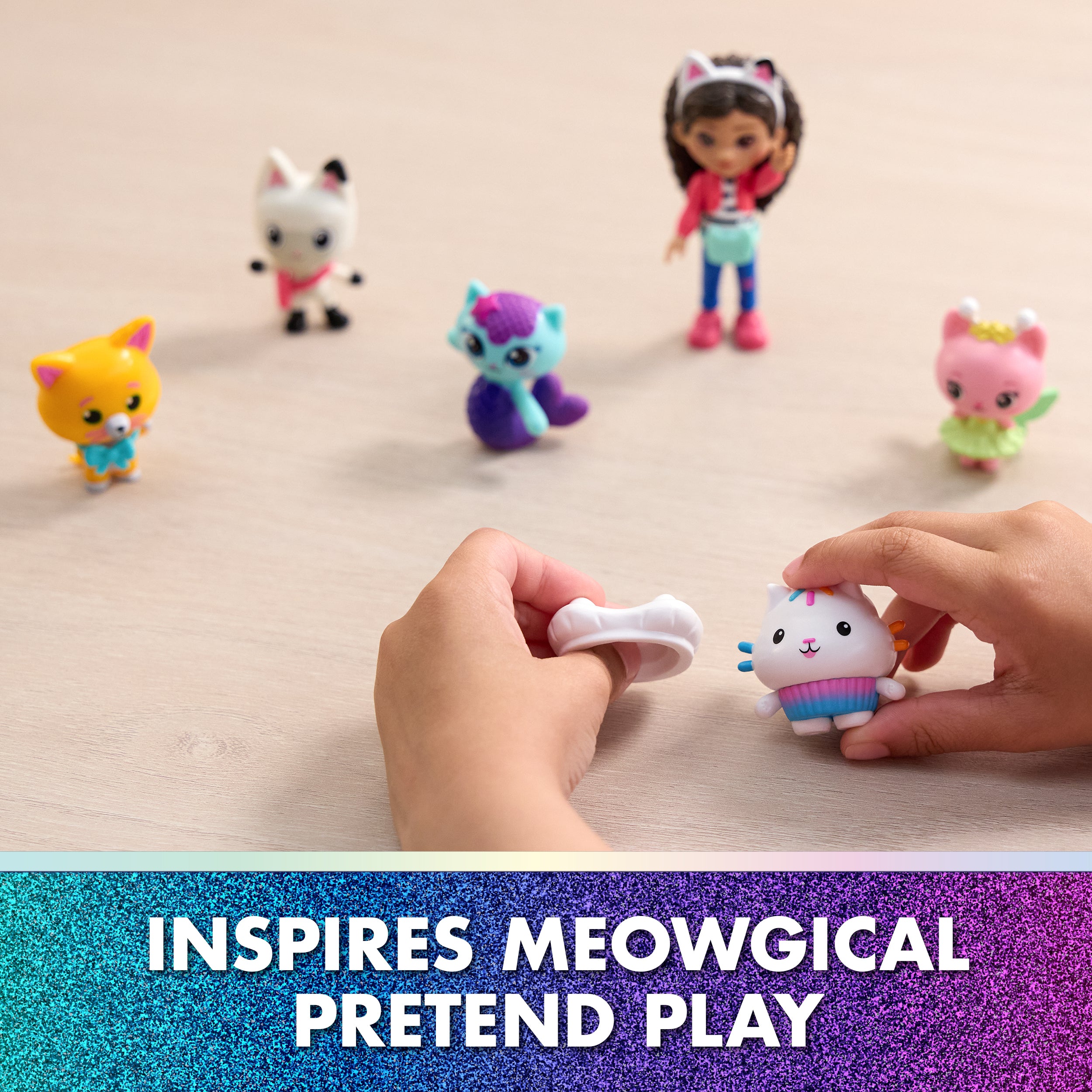 Gabby's Dollhouse: The Movie, Cat-venture Crew Pack, 11-Piece Toy Figure Set with Accessories, Kids Toys for Girls & Boys Ages 3 and Up