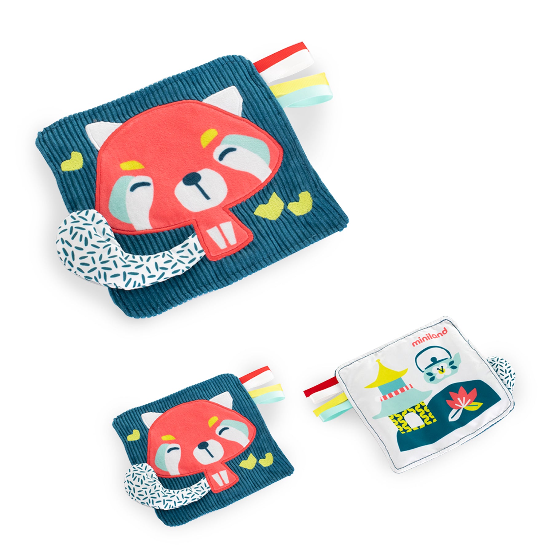 Feel to Learn: Crinkly Sensory Paper, Red Panda