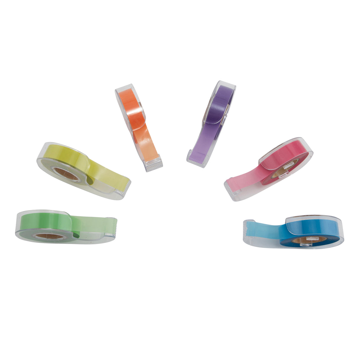 6PK REMOVABLE HIGHLIGHTER TAPE ASST