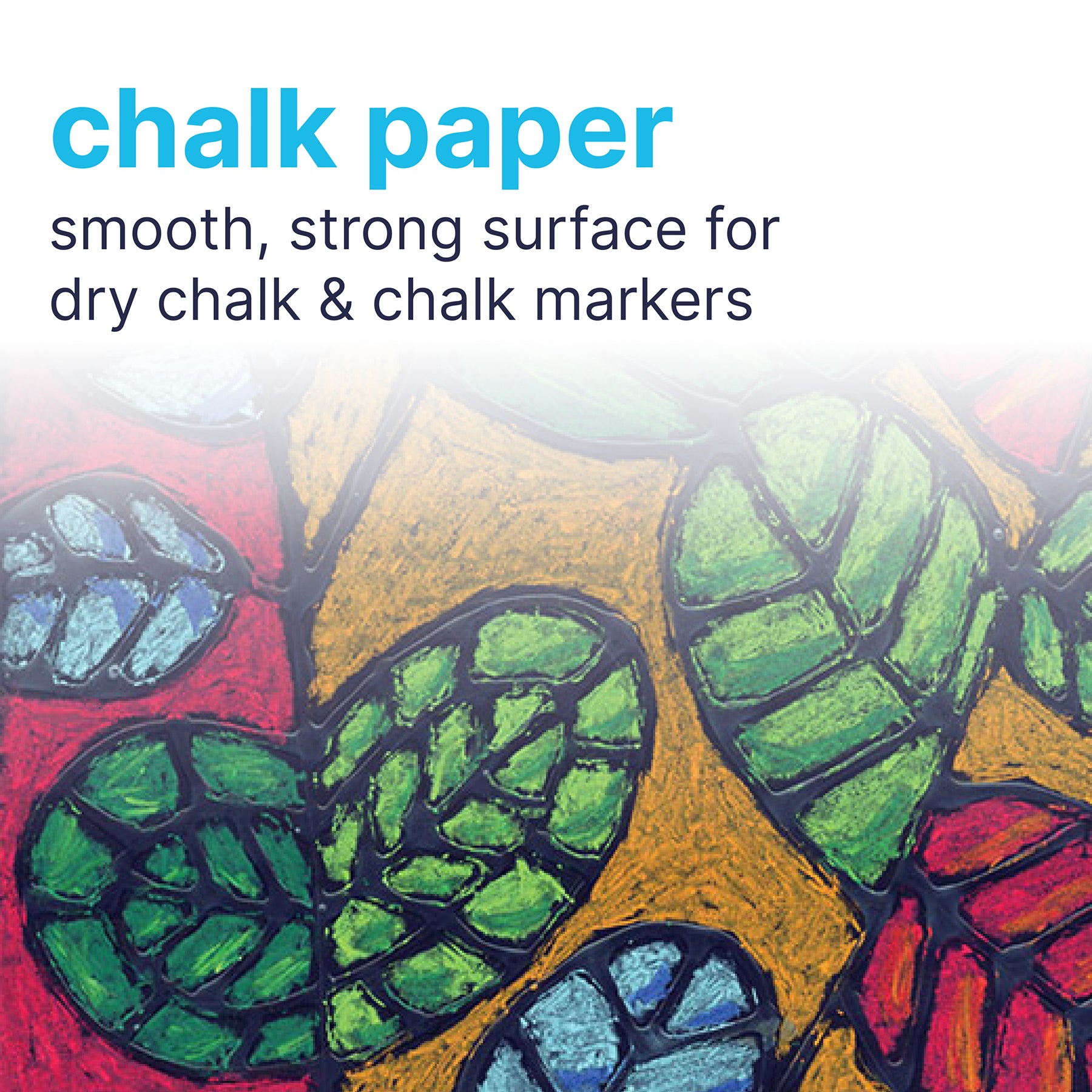 Strathmore 100 Series Black Chalk Paper Pad, Tape Binding, 15 Sheet, 9x12 inch, 1 Count