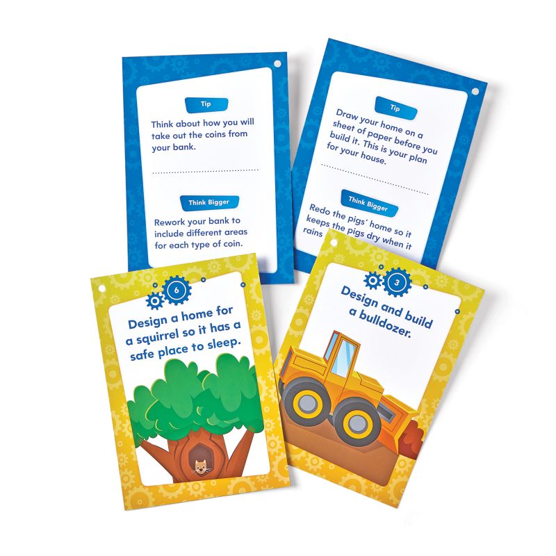 CARDS, MAKERSPACE K-2, W/RING, SET/36