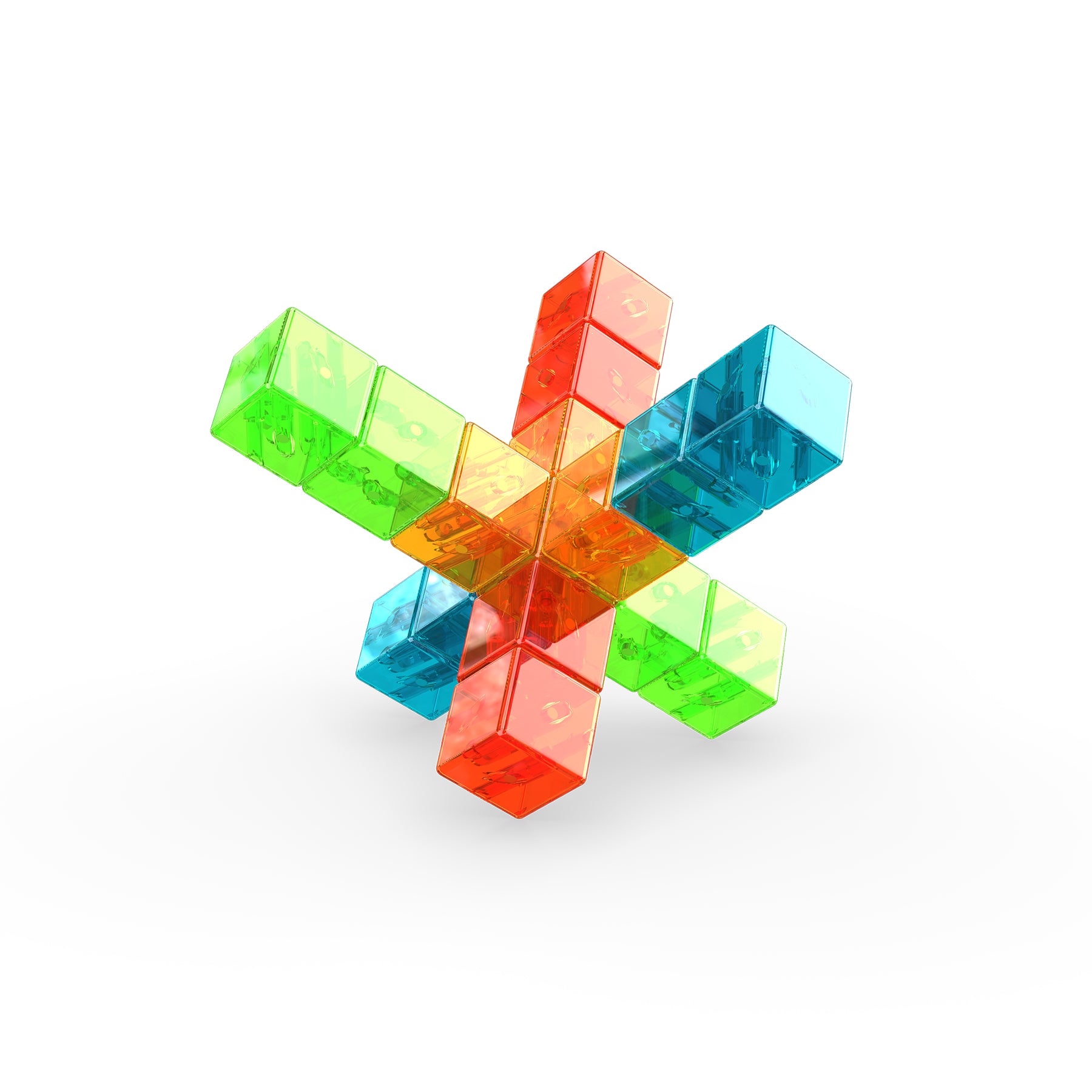 GEOMAG MAGNETIC BLOCKS GEMS 16PCS