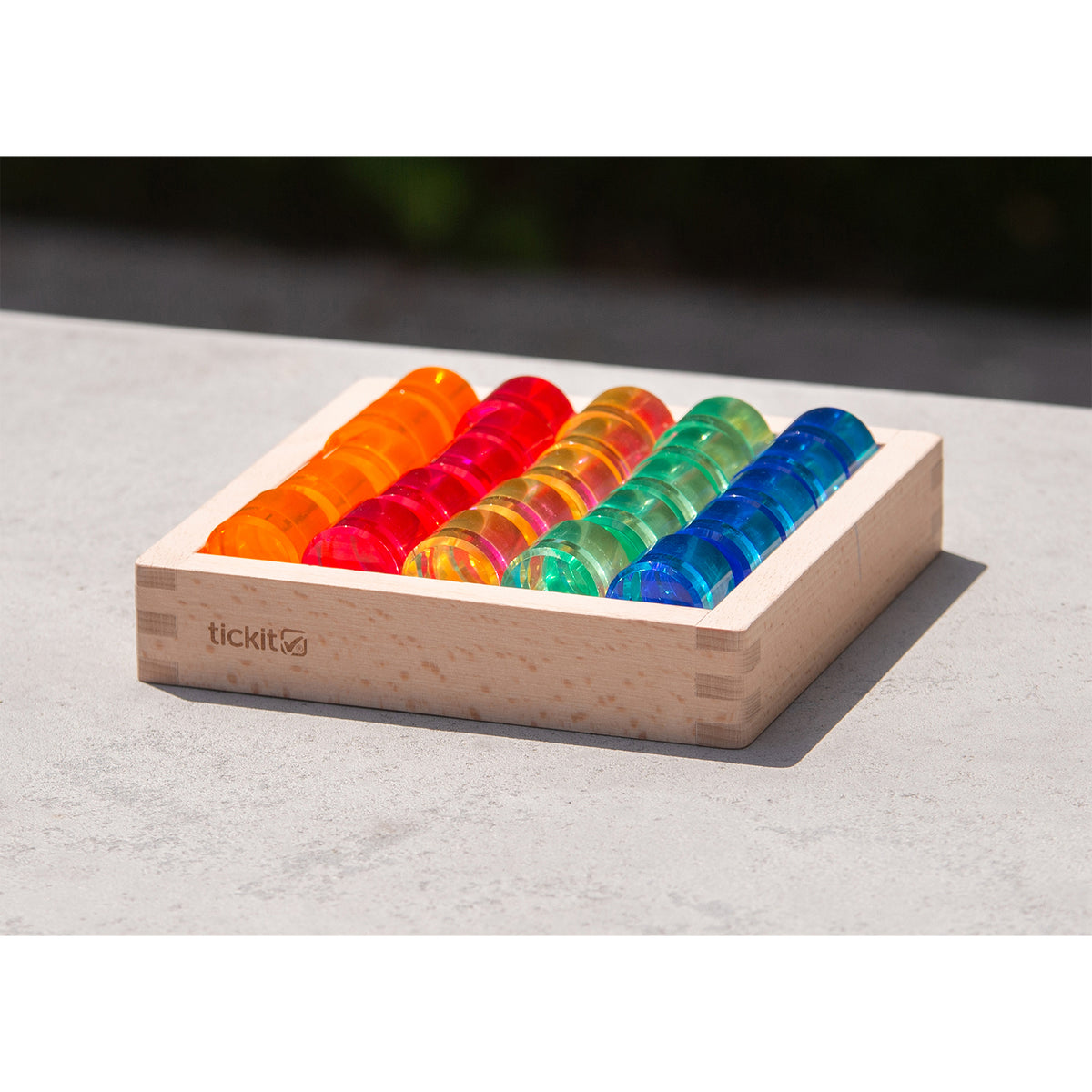 GEM CIRCLE MIRROR TRAY
