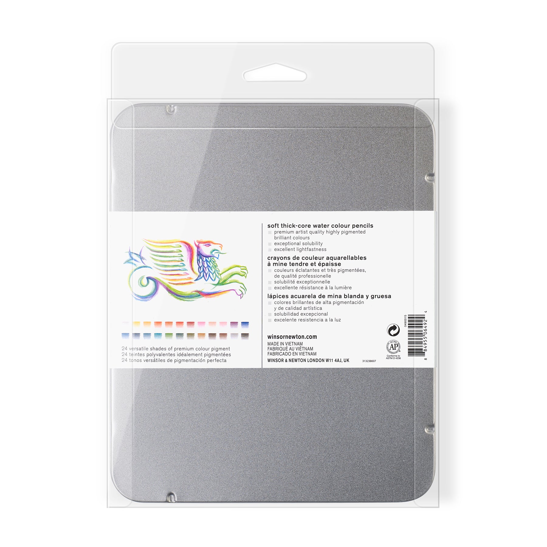 WN Studio Collection Watercolour Pencil Tin - 24pc