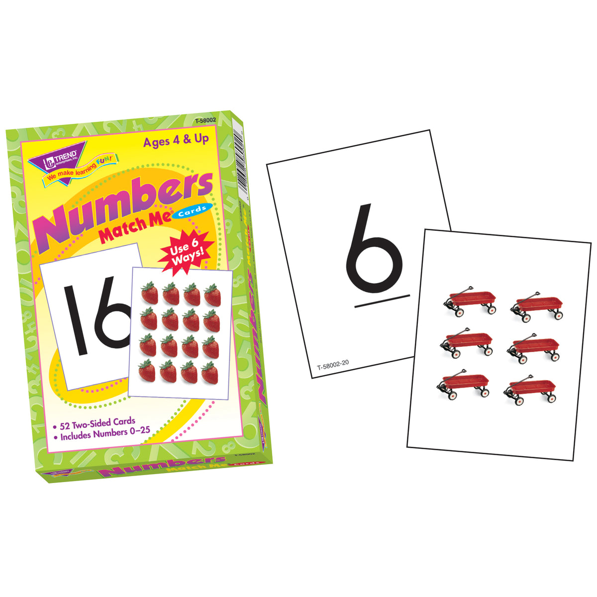 MATCH ME CARDS NUMBERS 0-25 52/BOX