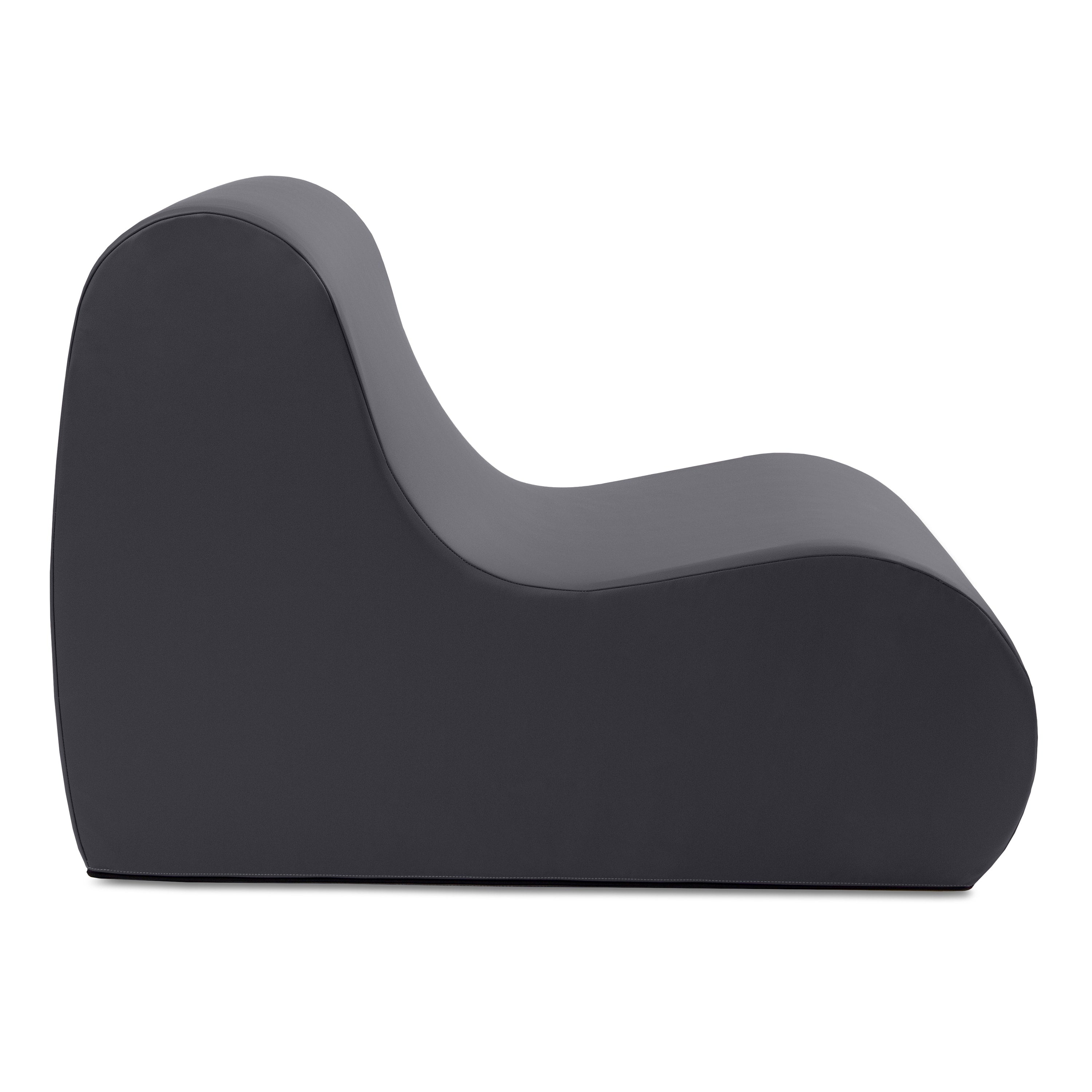 Jaxx Midtown Large Classroom Soft Foam Chair - Premium Vinyl Cover, Royal Blue
