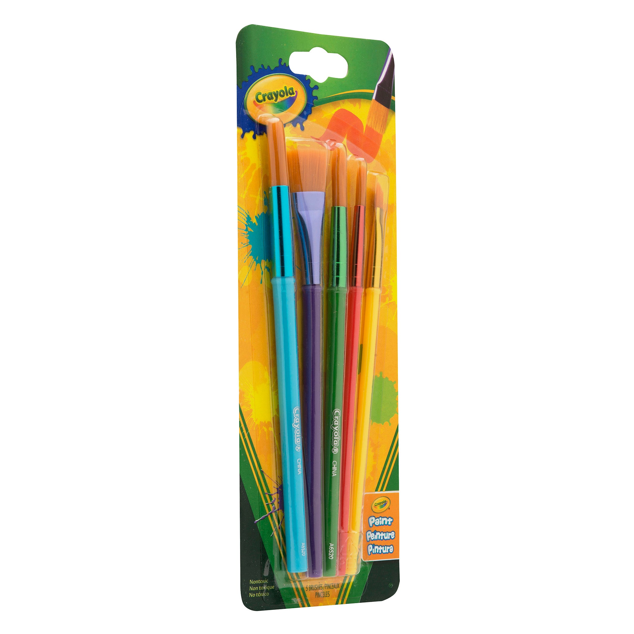 Arts & Crafts Brushes, 5 Count