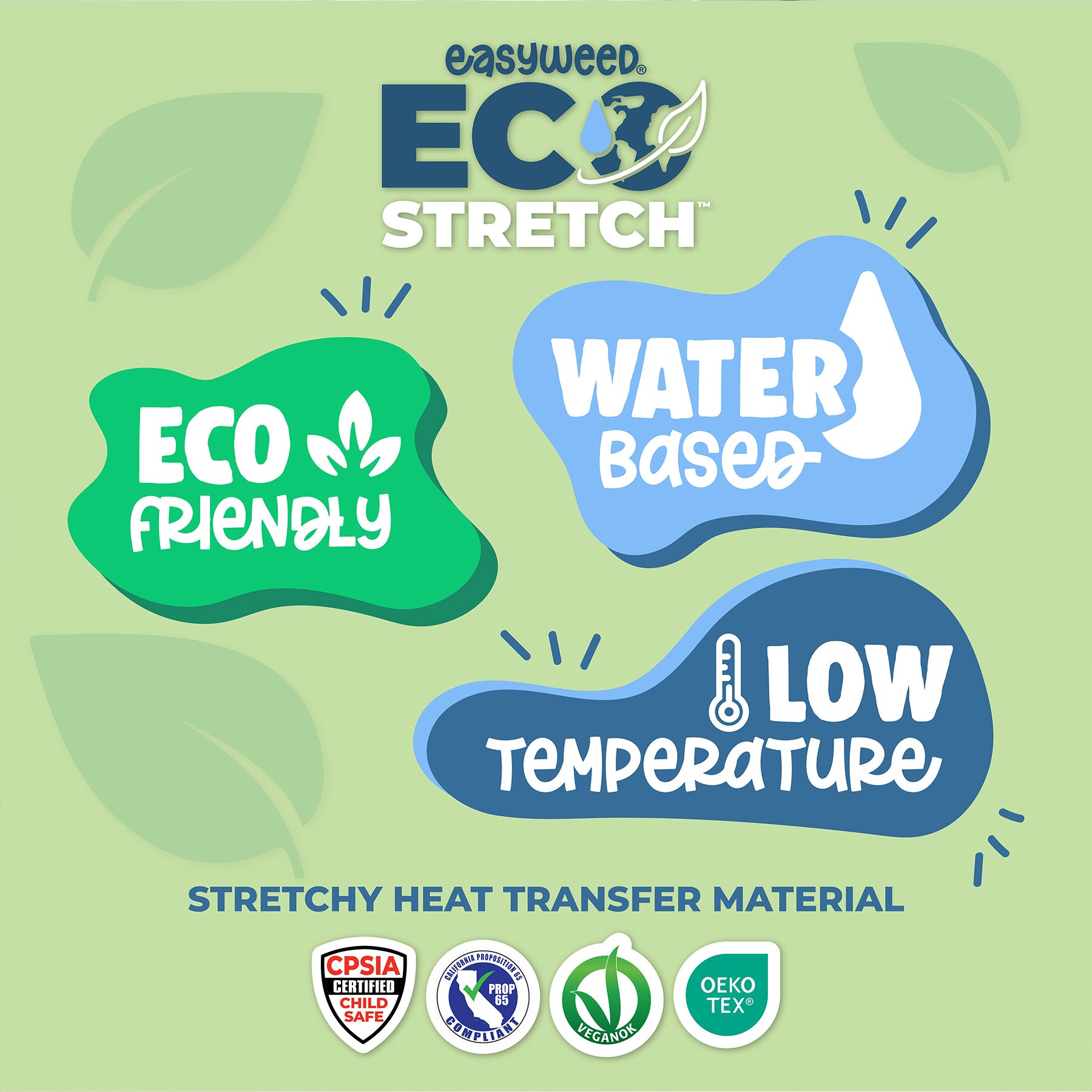 Easyweed Ecostretch HTV Heat Transfer Vinyl, 60", White