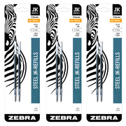 (3 PK) JK-REFILL 0.7MM BLUE 2PK
