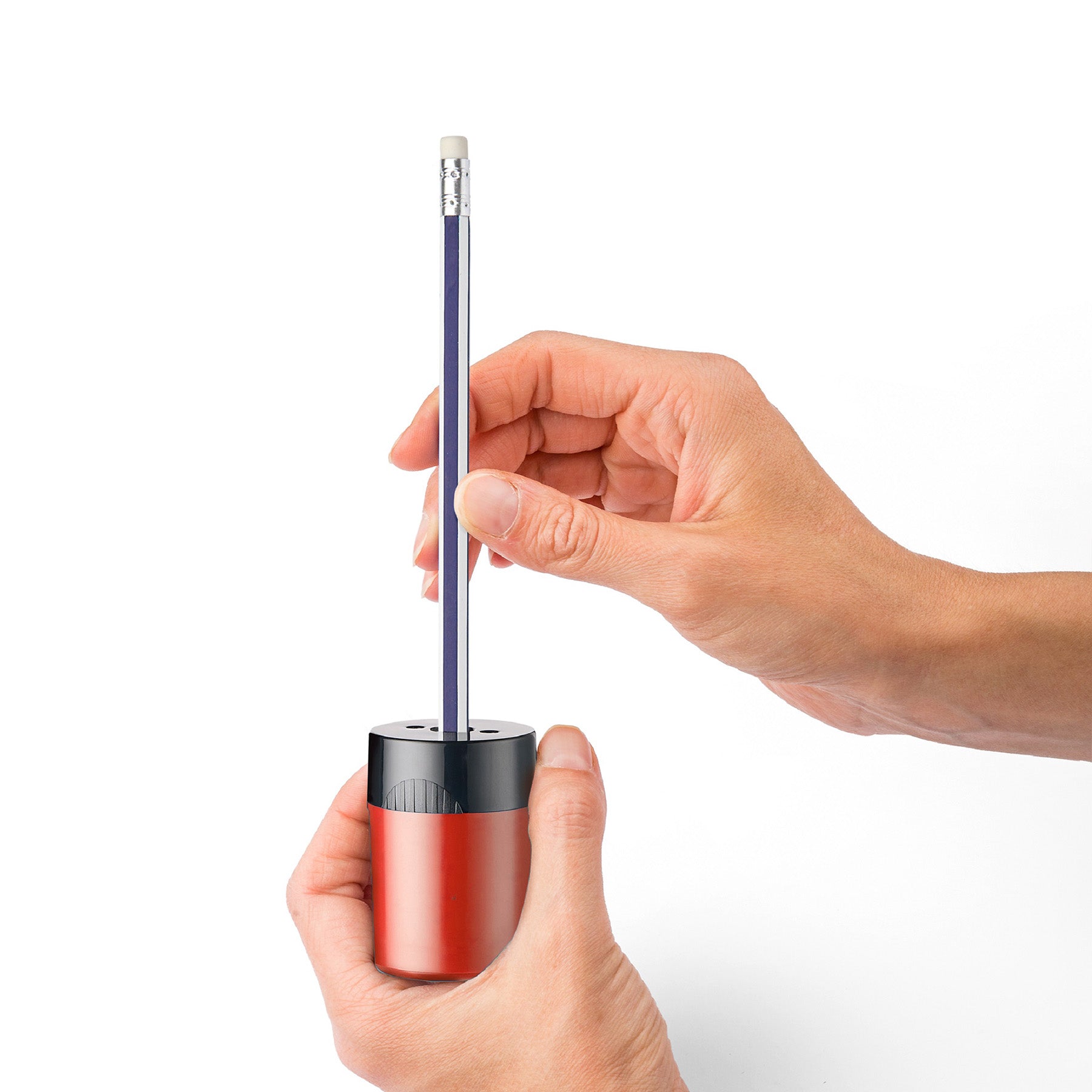Personal Pencil Sharpener, Single-Size, Screw-top Lid