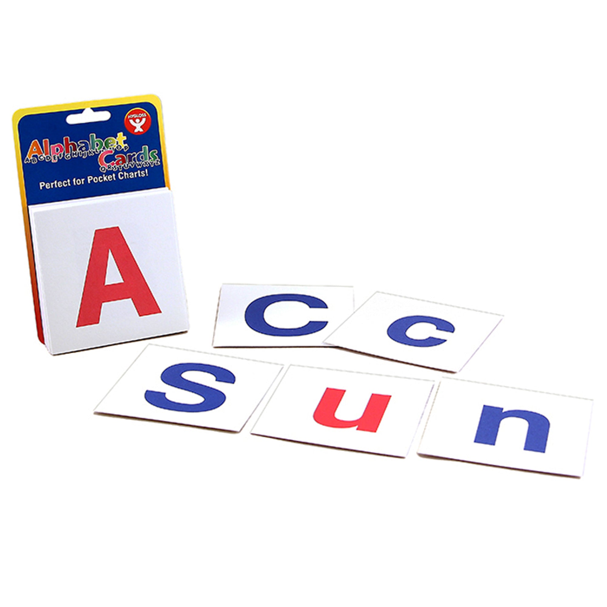 Alpha Cards 60, Combo Pack of Upper & Lower Case  3"x3"