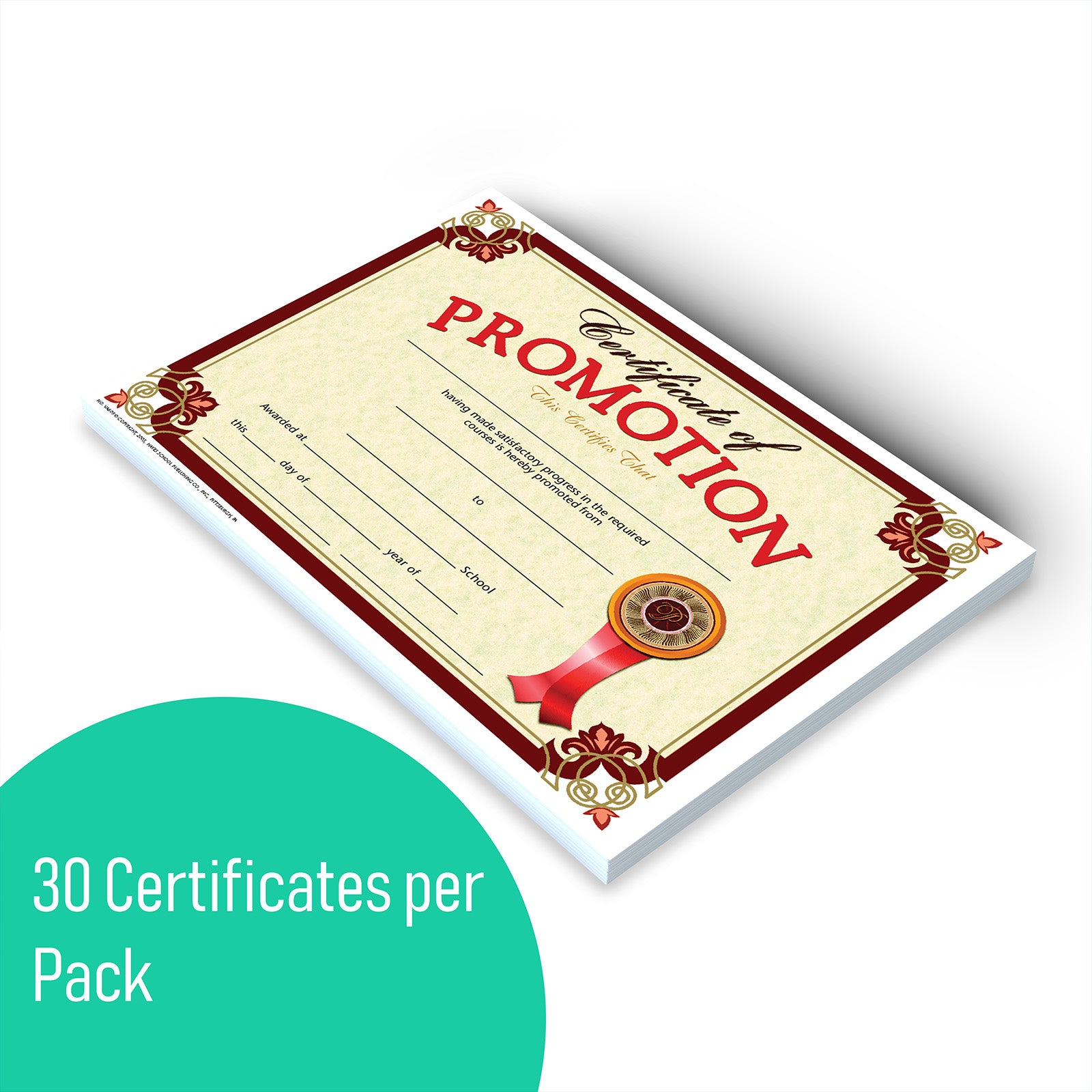 Certificate of Promotion, Pack of 30, 8.5" x 11"