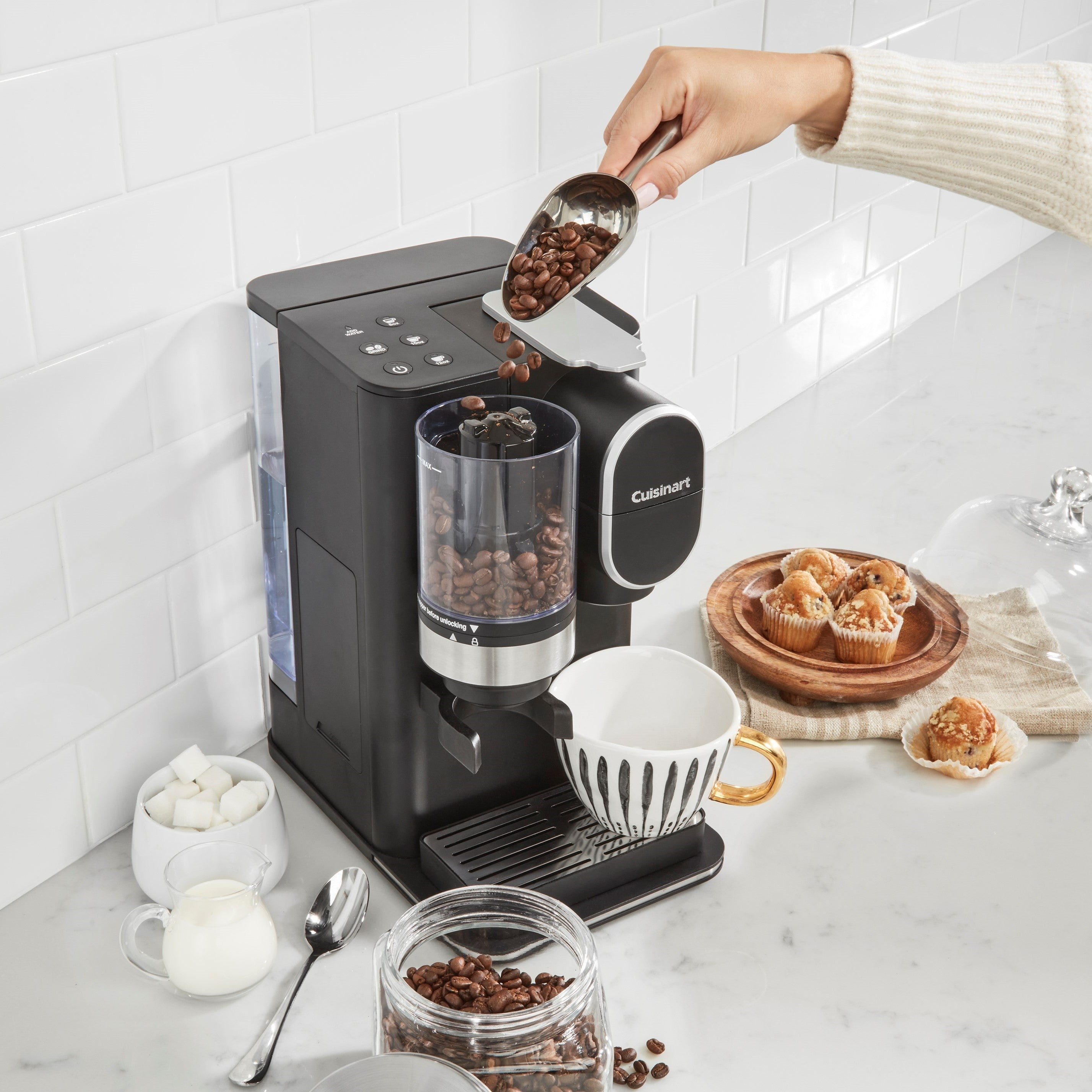 Grind & Brew Single-Serve Coffee Maker - Black