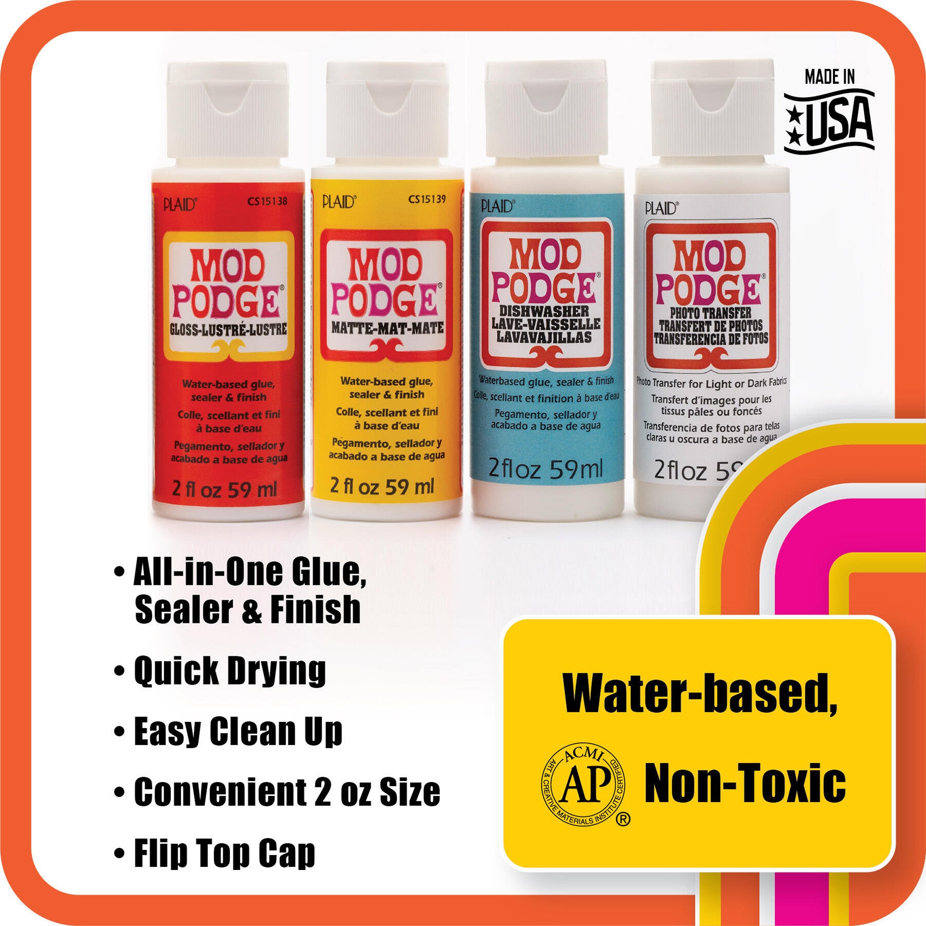 Sealer Set, 2oz., 4 Pc.